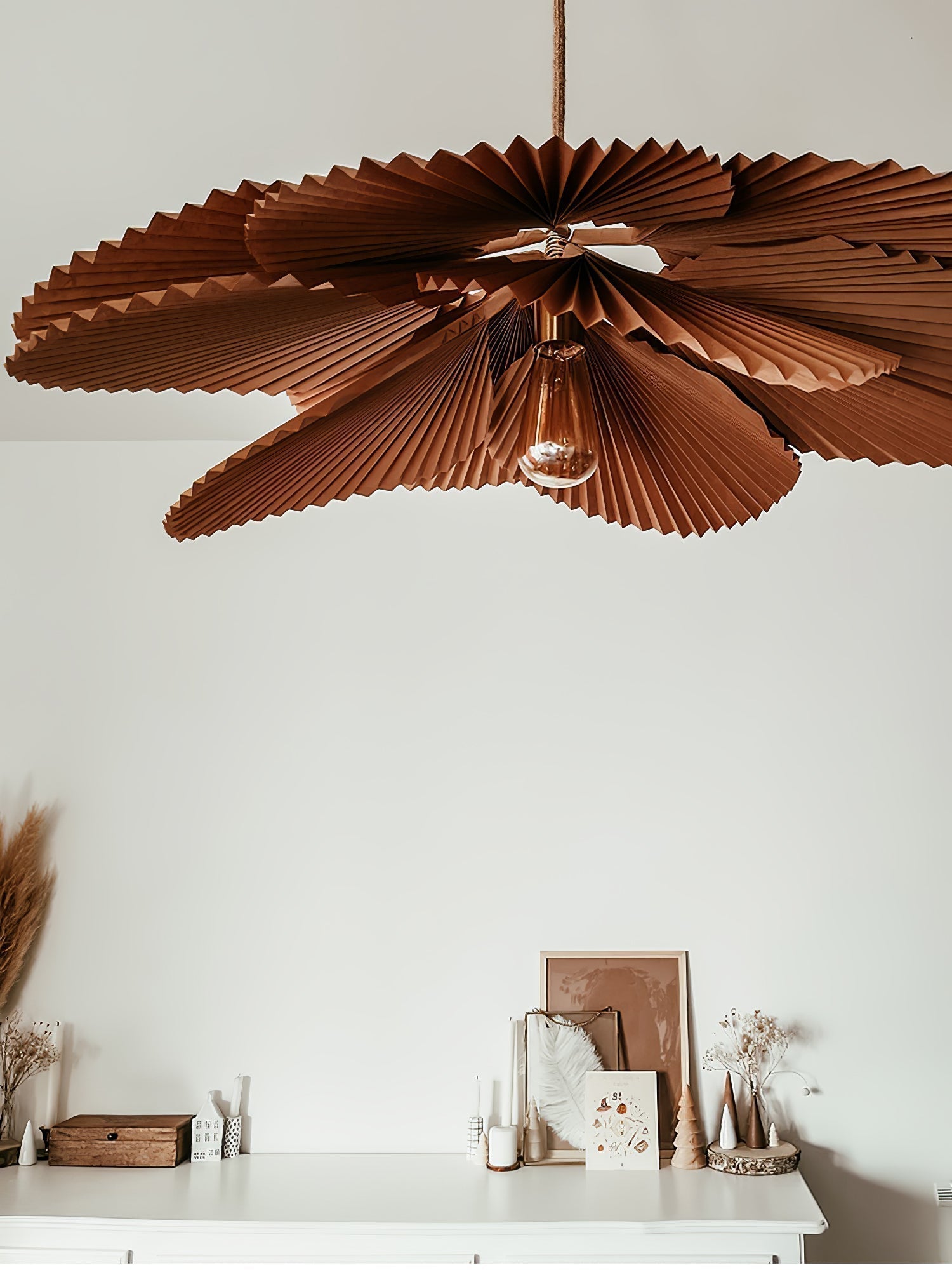 Folded Leaf Lotus Pendant Lamp - Letslighting