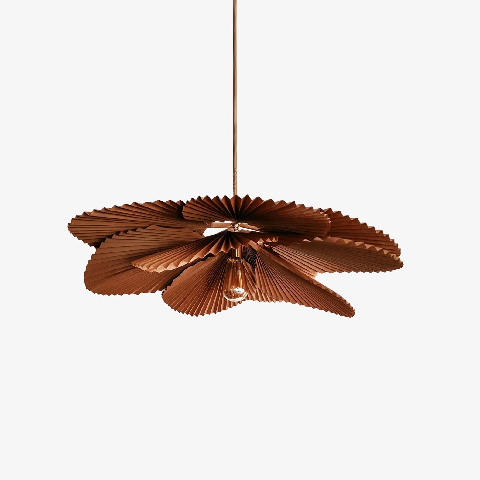 Folded Leaf Lotus Pendant Lamp - Letslighting