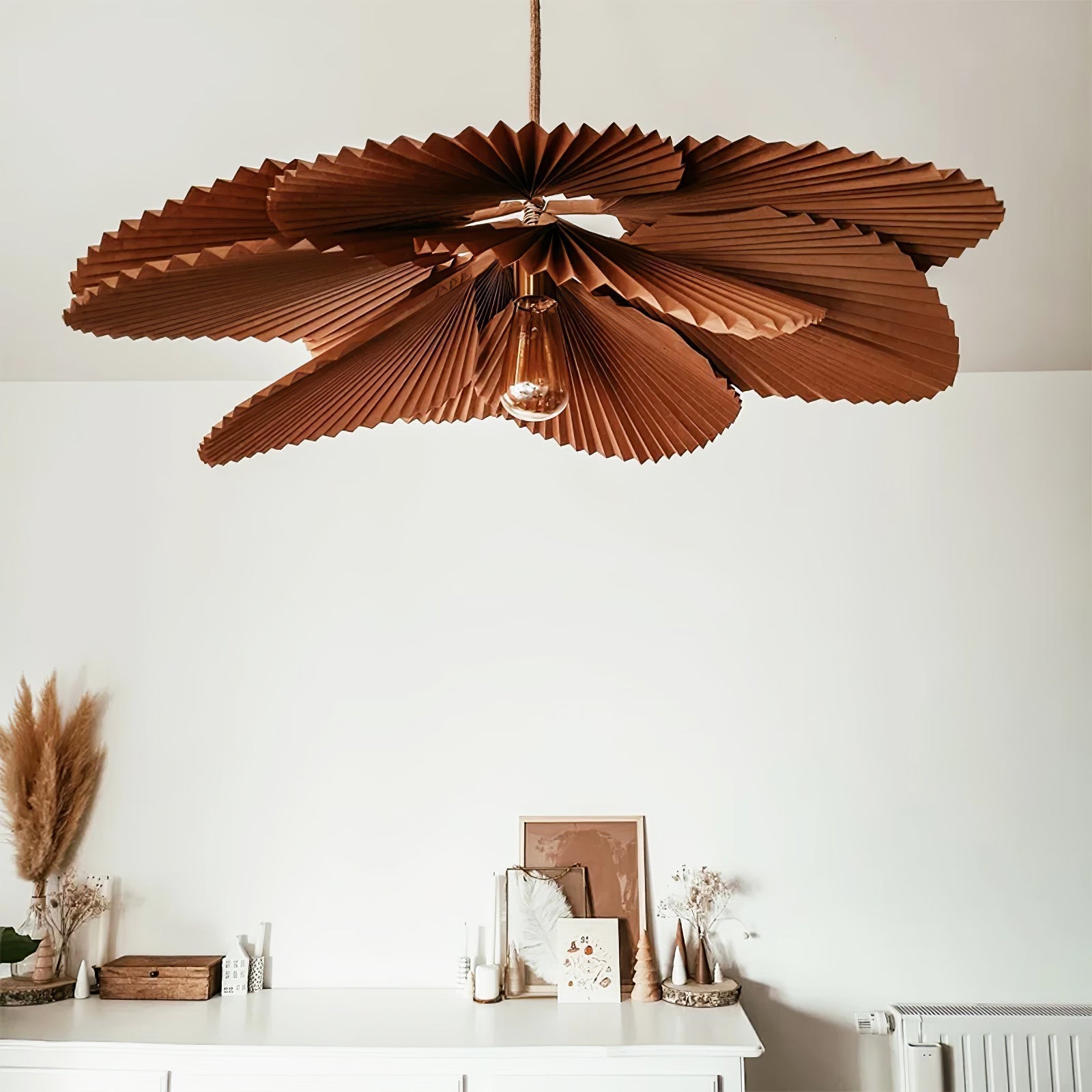 Folded Leaf Lotus Pendant Lamp - Letslighting