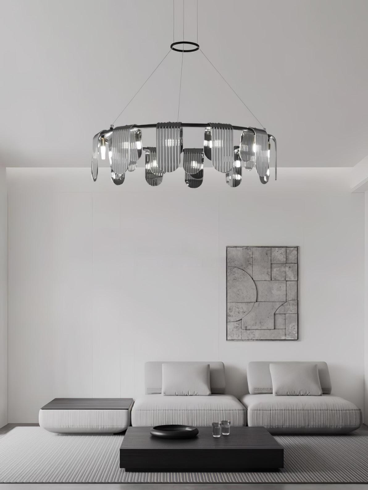 Leo Modern Glass Chandelier - Letslighting