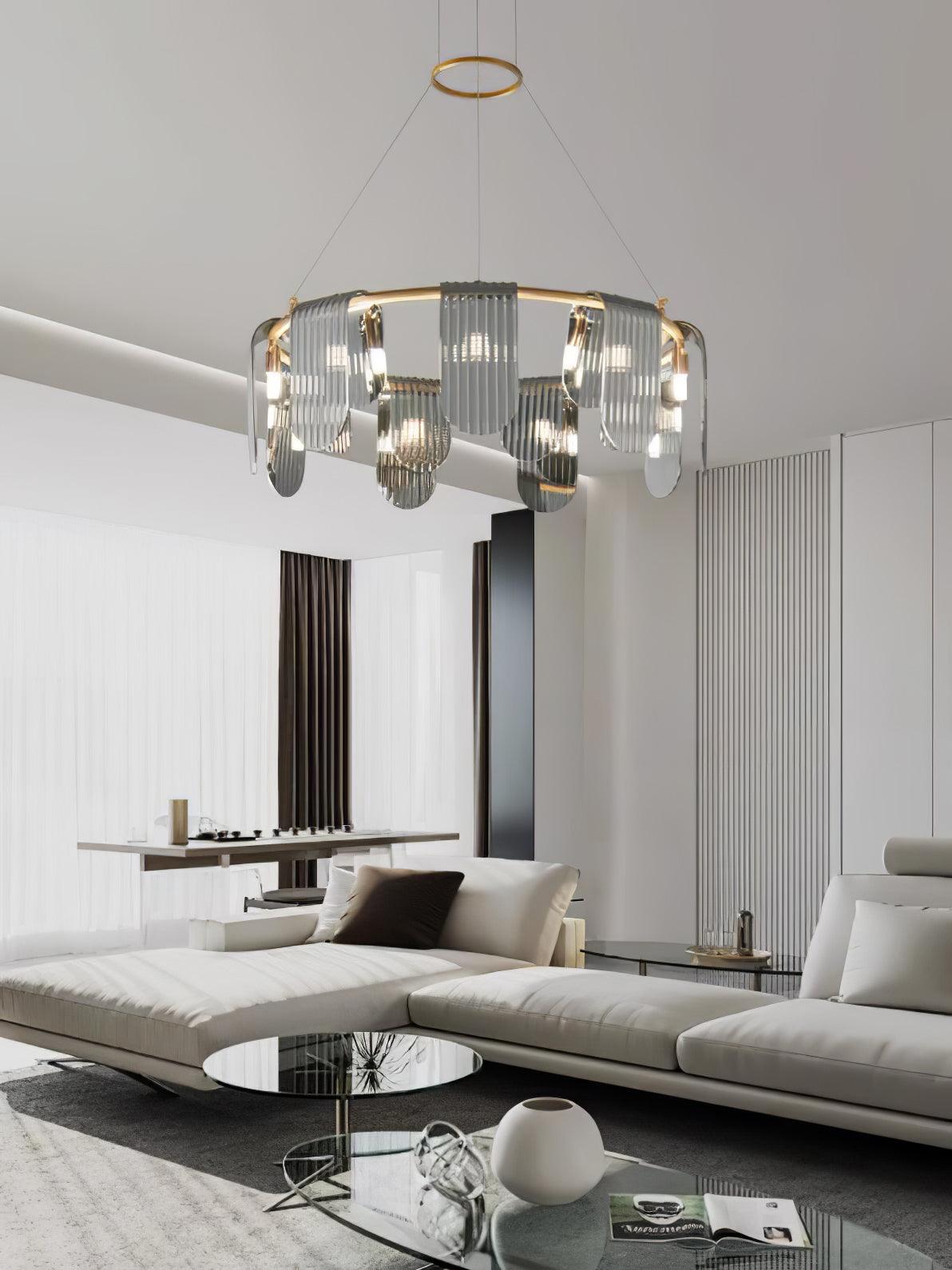 Leo Modern Glass Chandelier - Letslighting