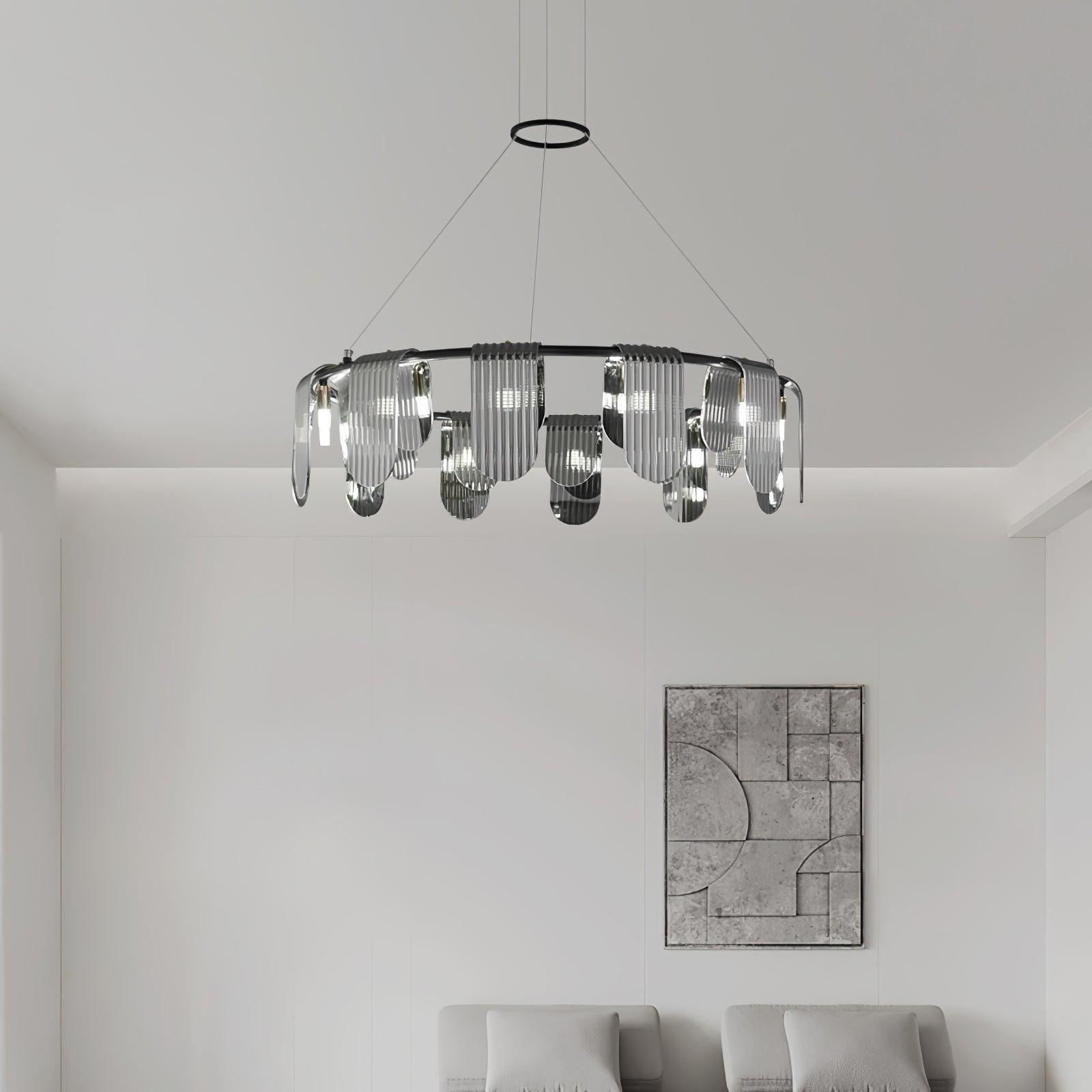 Leo Modern Glass Chandelier - Letslighting