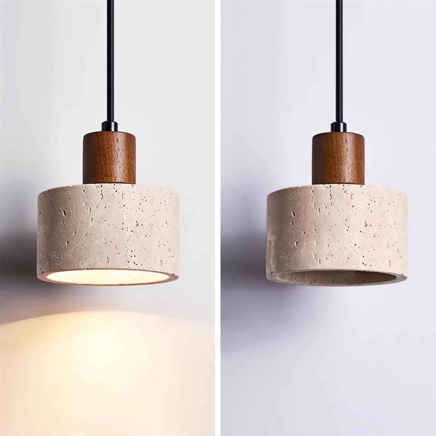 Ritta Pendant Light Travertine Cluster - Letslighting