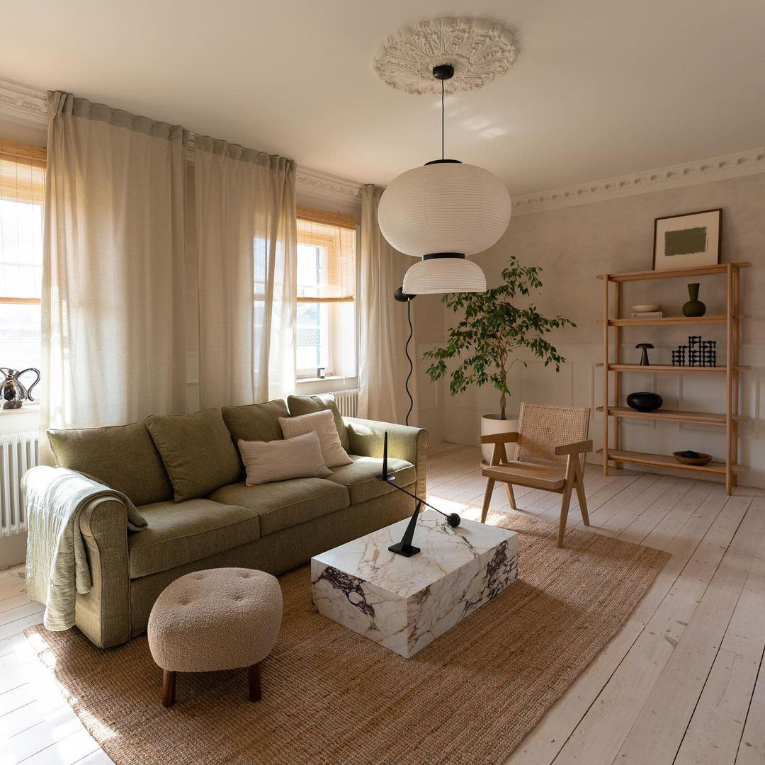 Cutheion Individual Creativity Rice Paper Pendant Lamp - Lamp Copper