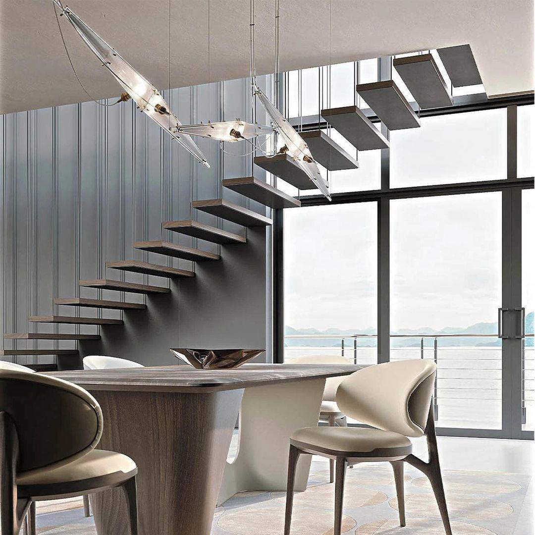 Adan Modern Minimalist Art Metal Pendant Lamp - Letslighting