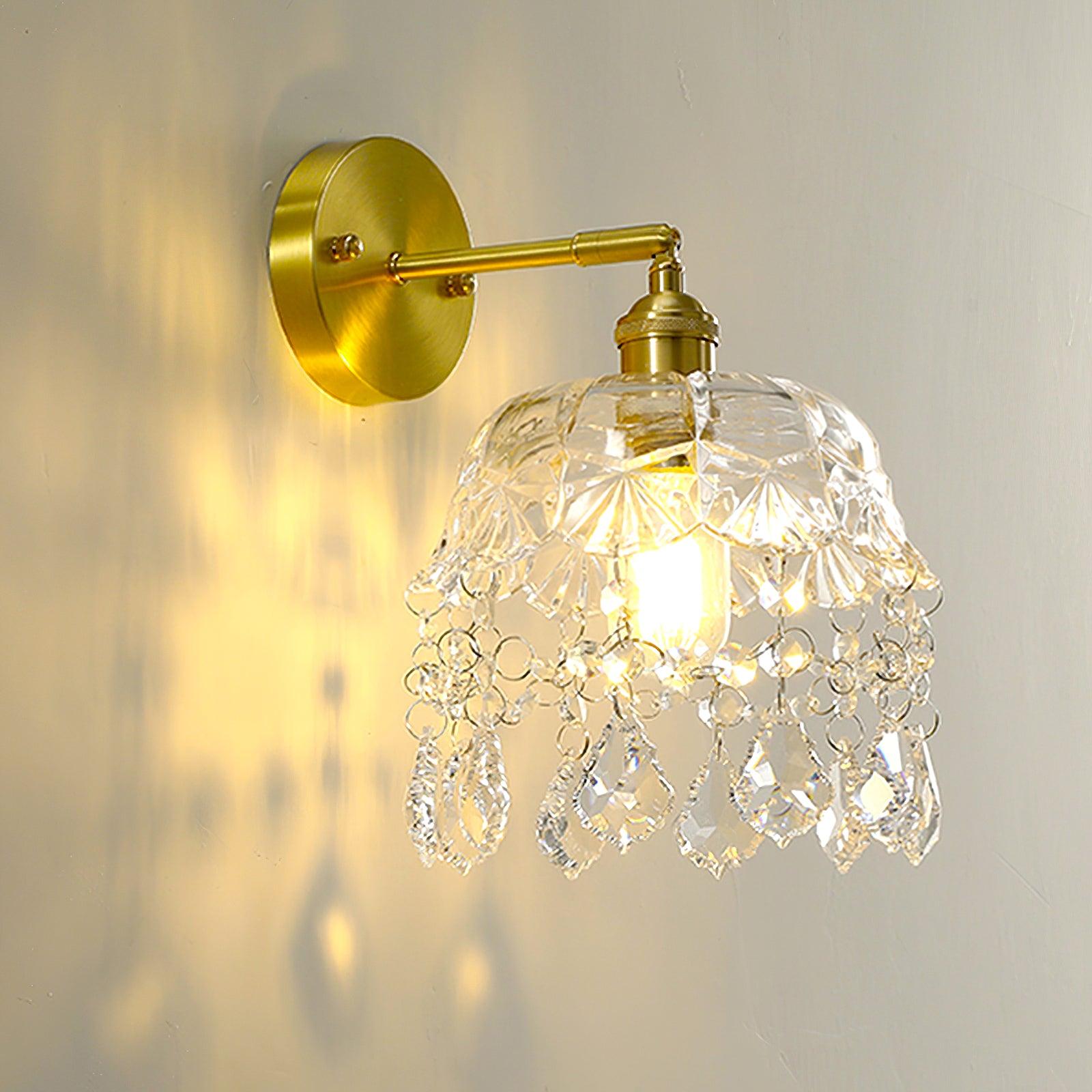 French Crystal Tassel Wall Light - Letslighting