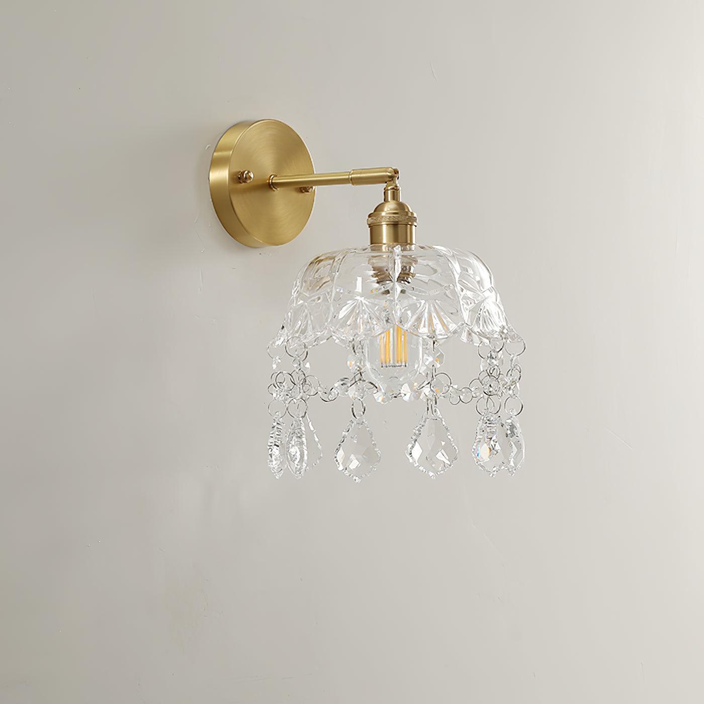 French Crystal Tassel Wall Light - Letslighting