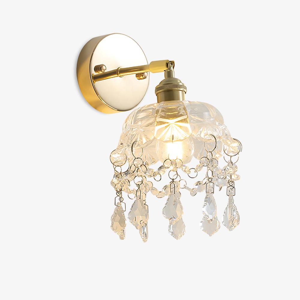 French Crystal Tassel Wall Light - Letslighting