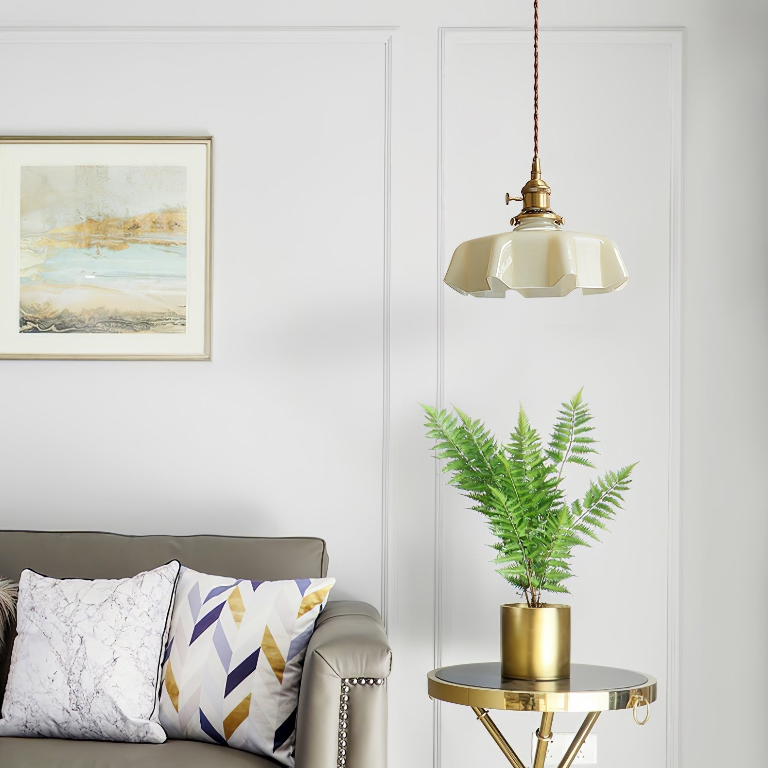 French Flower Pendant Light - Letslighting