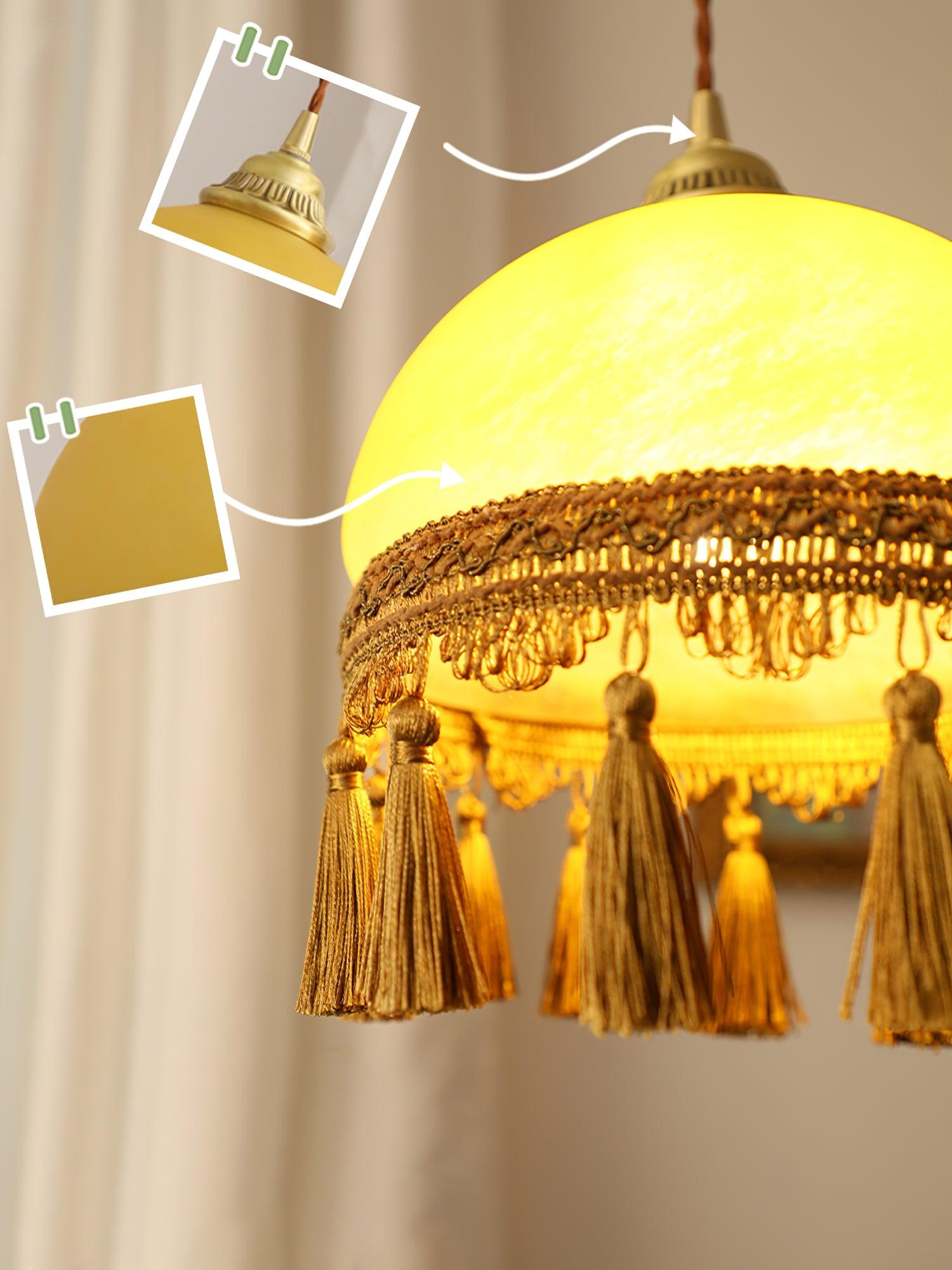 French Tassels Brass Pendant Light - Letslighting