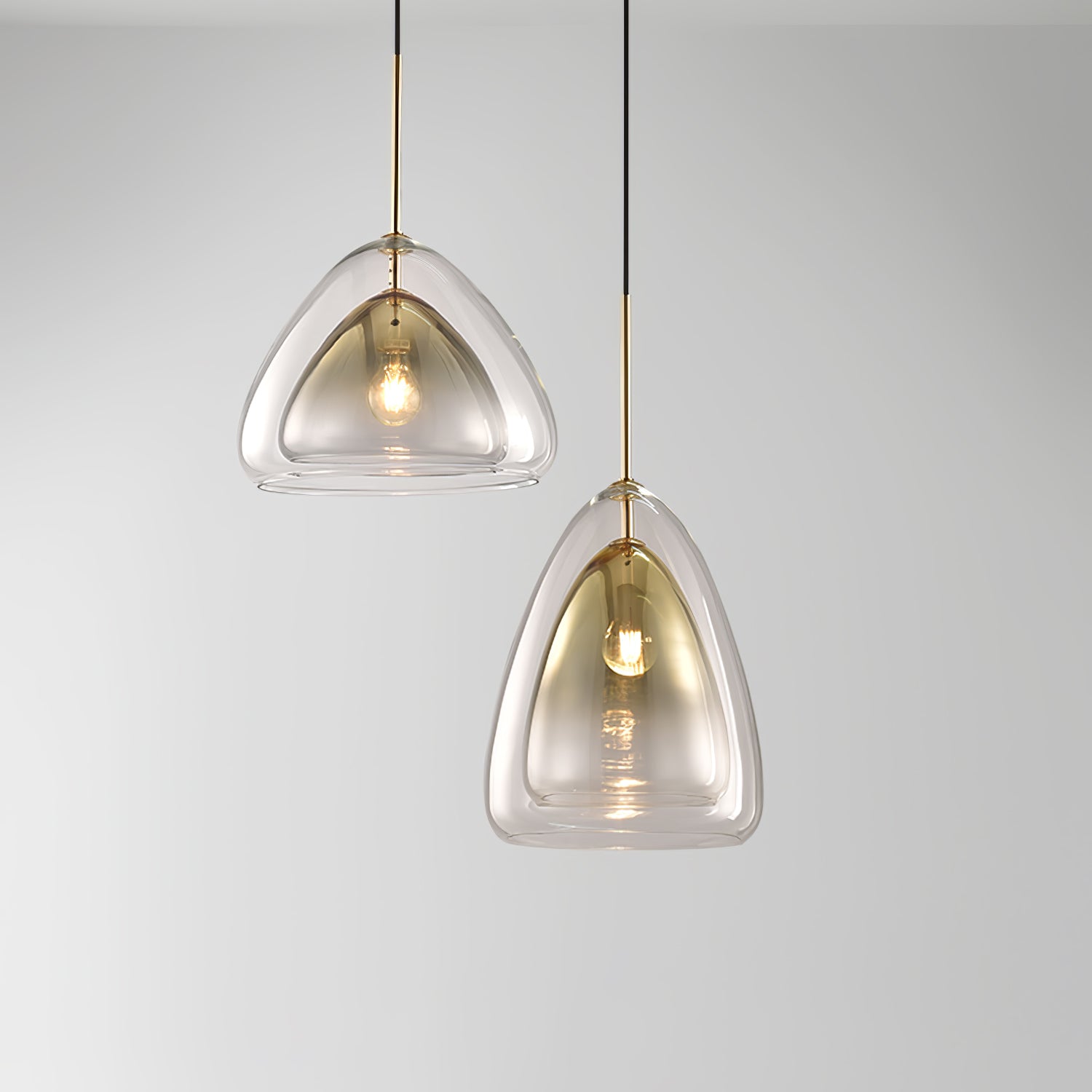 Futuristische Glass Pendant Light - Letslighting