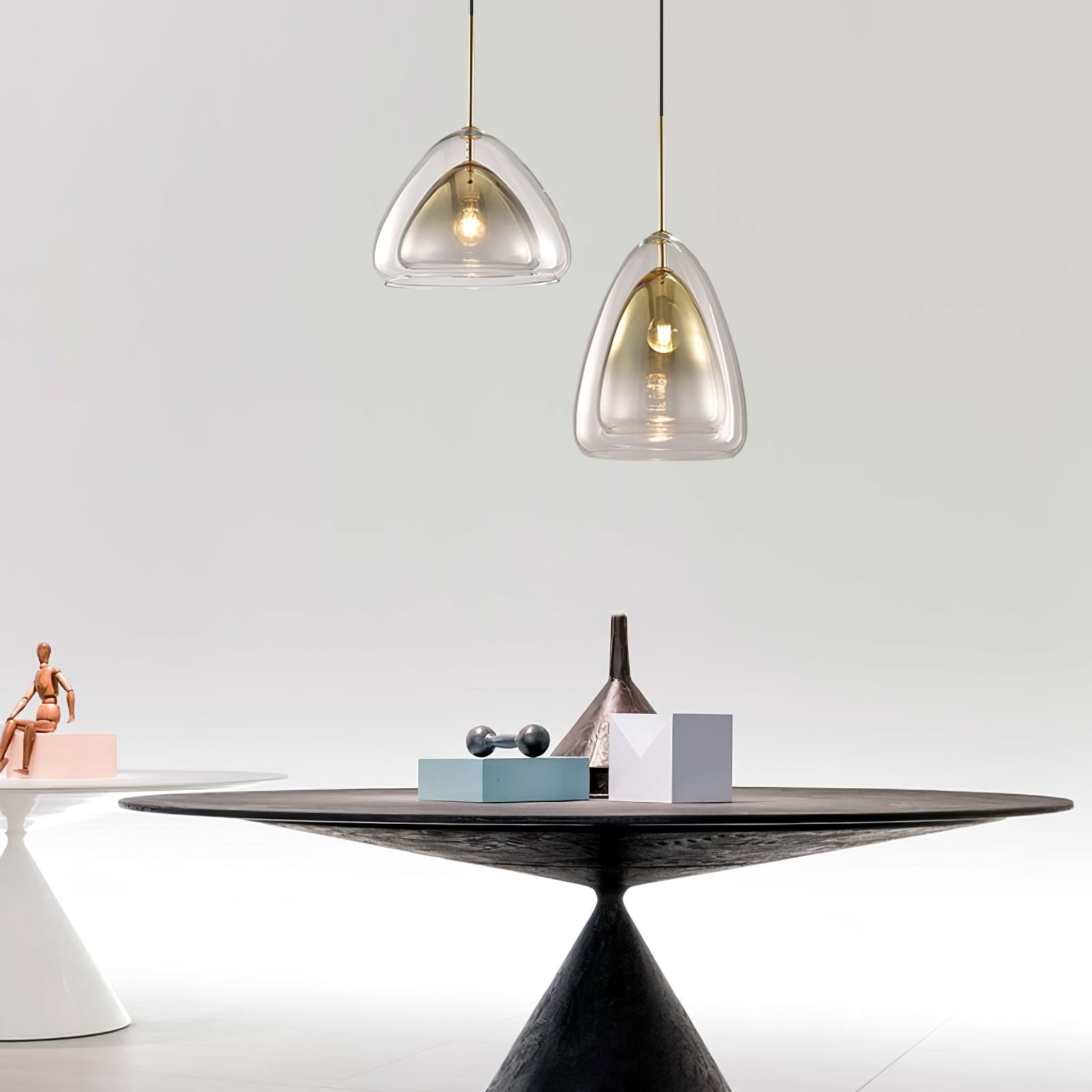 Futuristische Glass Pendant Light - Letslighting