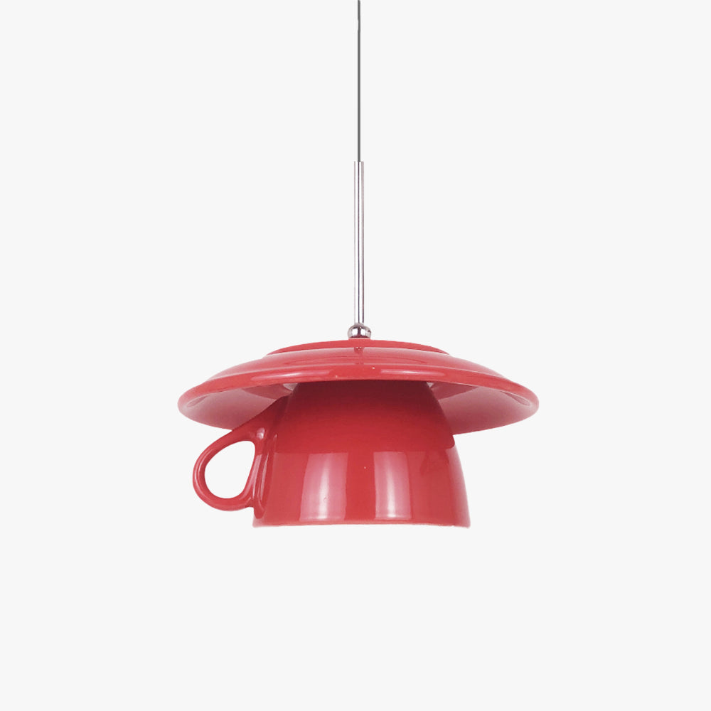 Valentina Moderno Multicolor Taza Cerámico LED Lámpara Colgante