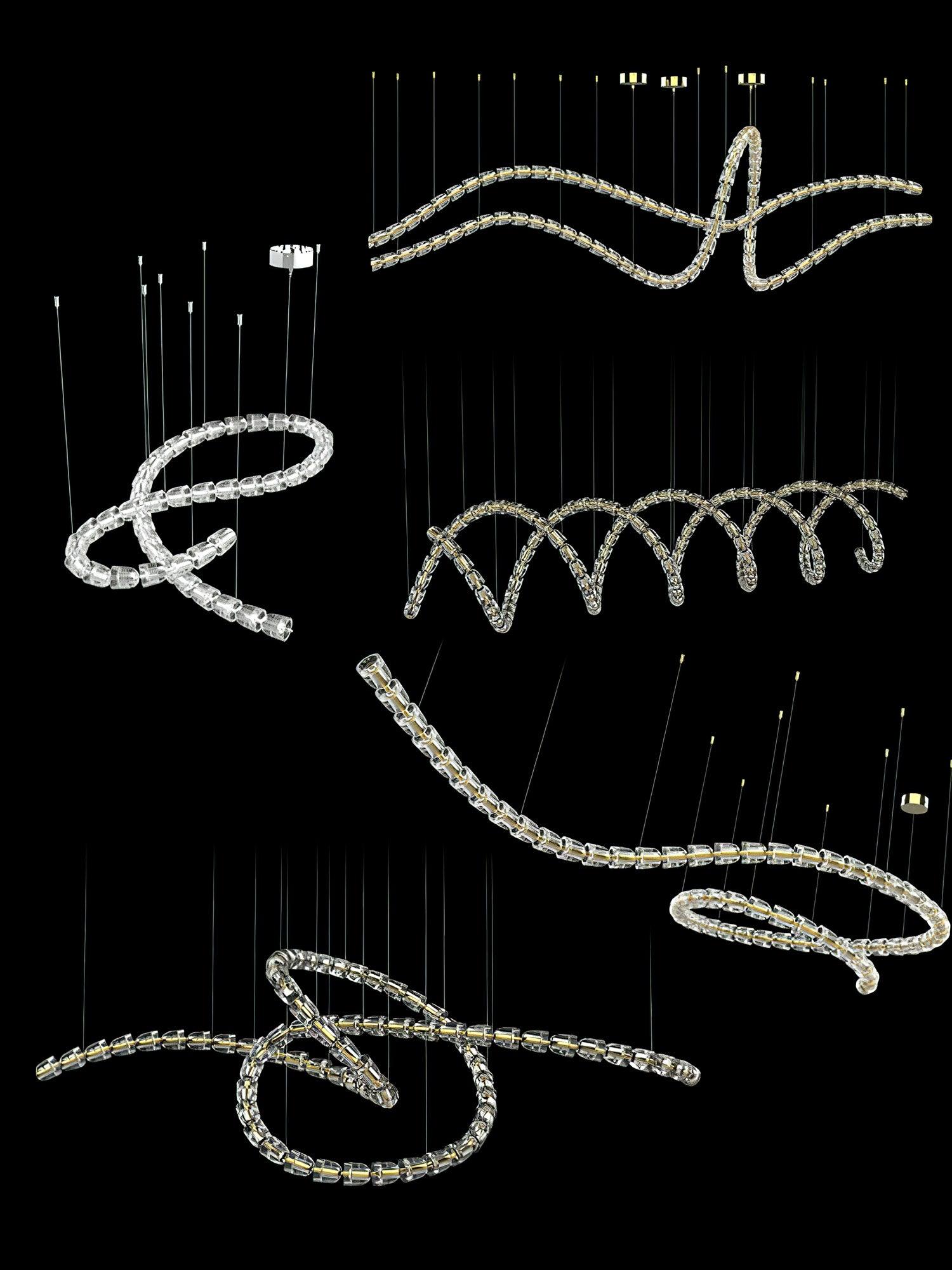 Cavenira Art Deco Crystal Chandelier - Letslighting