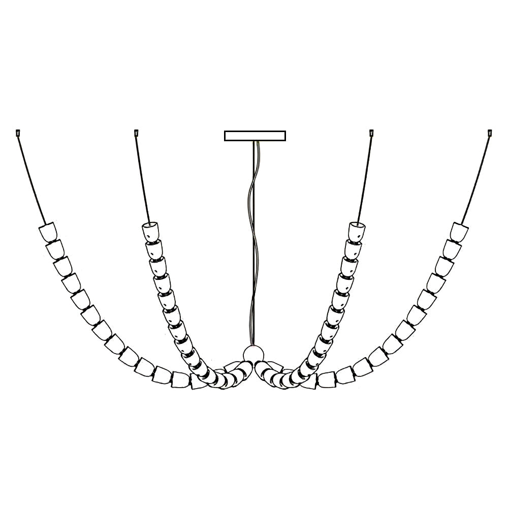Gabriel Chrome Chandelier - Letslighting