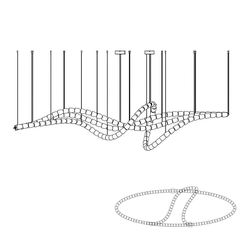 Gabriel Chrome Chandelier - Letslighting