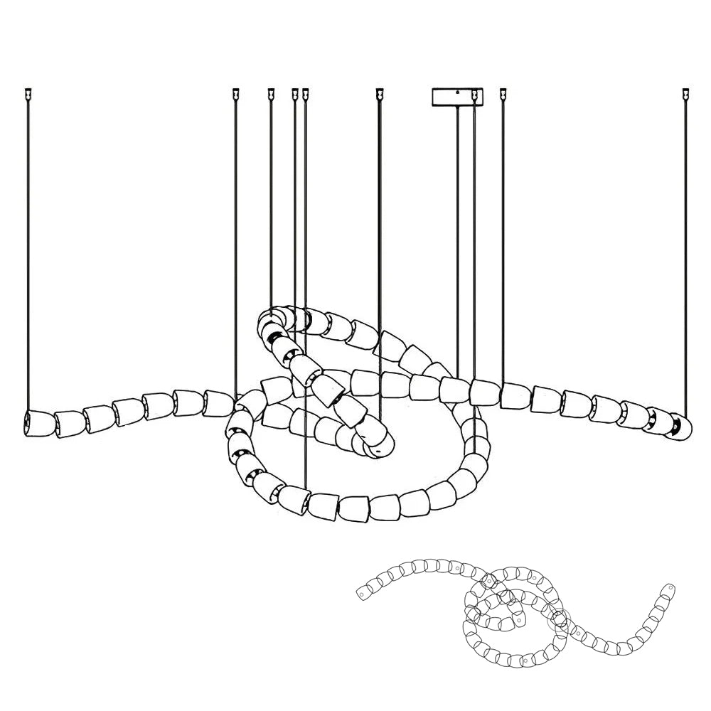 Gabriel Chrome Chandelier - Letslighting