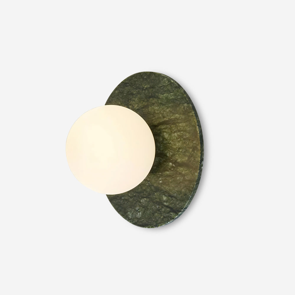 Avi Lámpara de Pared Esférica Minimalista de Mármol