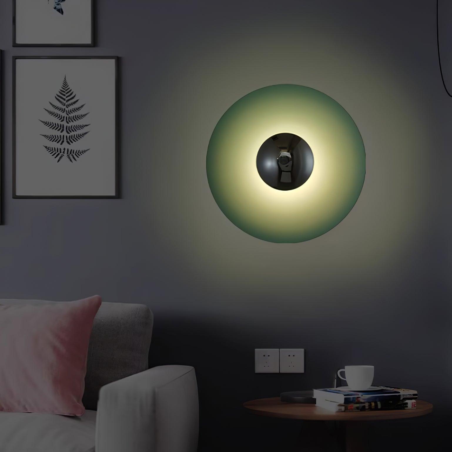 Wall Lamp Eclipse Inspired Halo Glow Modern Minimalist Art Accent - Letslighting