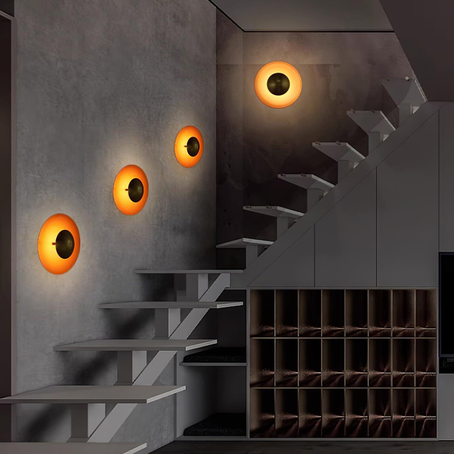 Wall Lamp Eclipse Inspired Halo Glow Modern Minimalist Art Accent - Letslighting