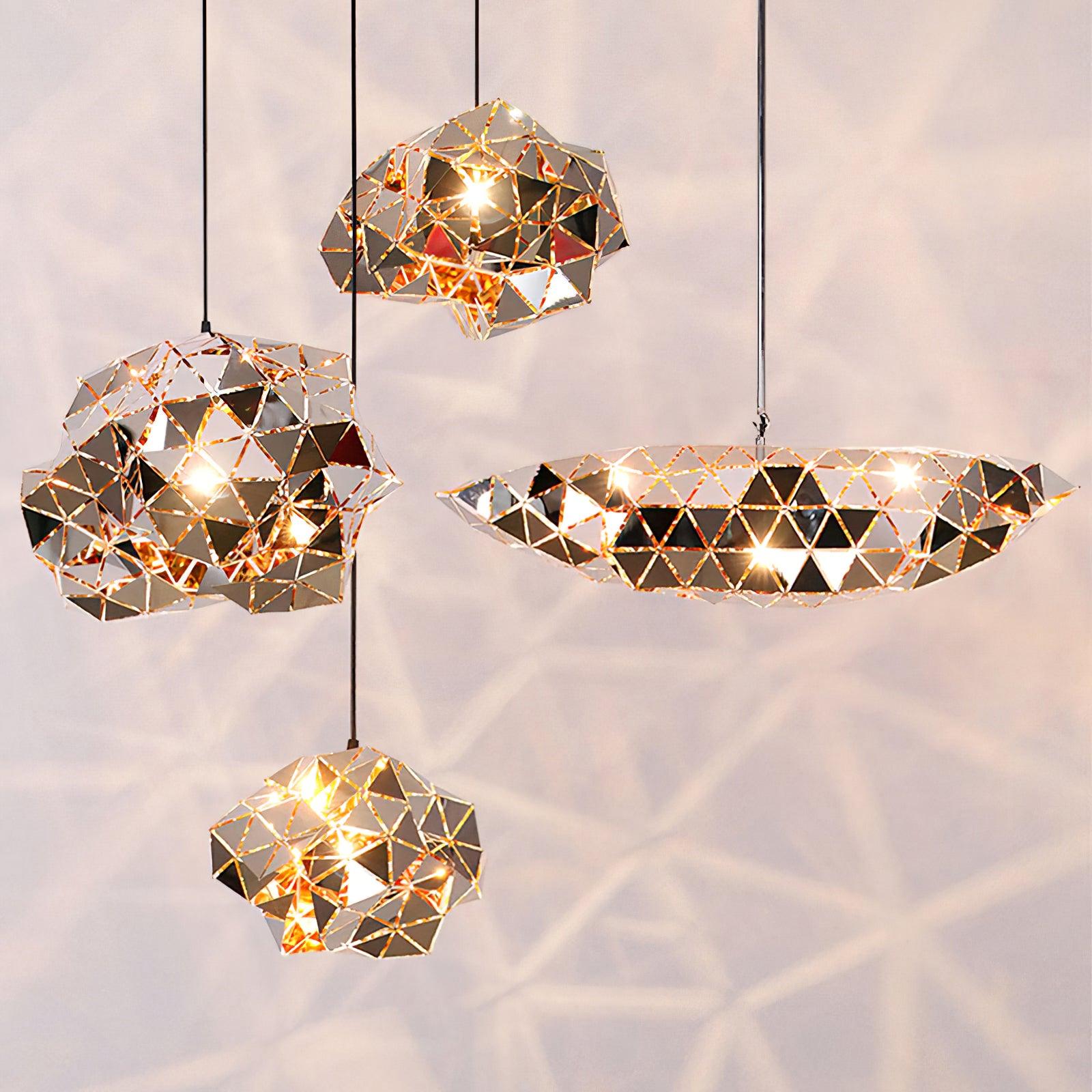 Geometric Panel Pendant Lamp - Letslighting