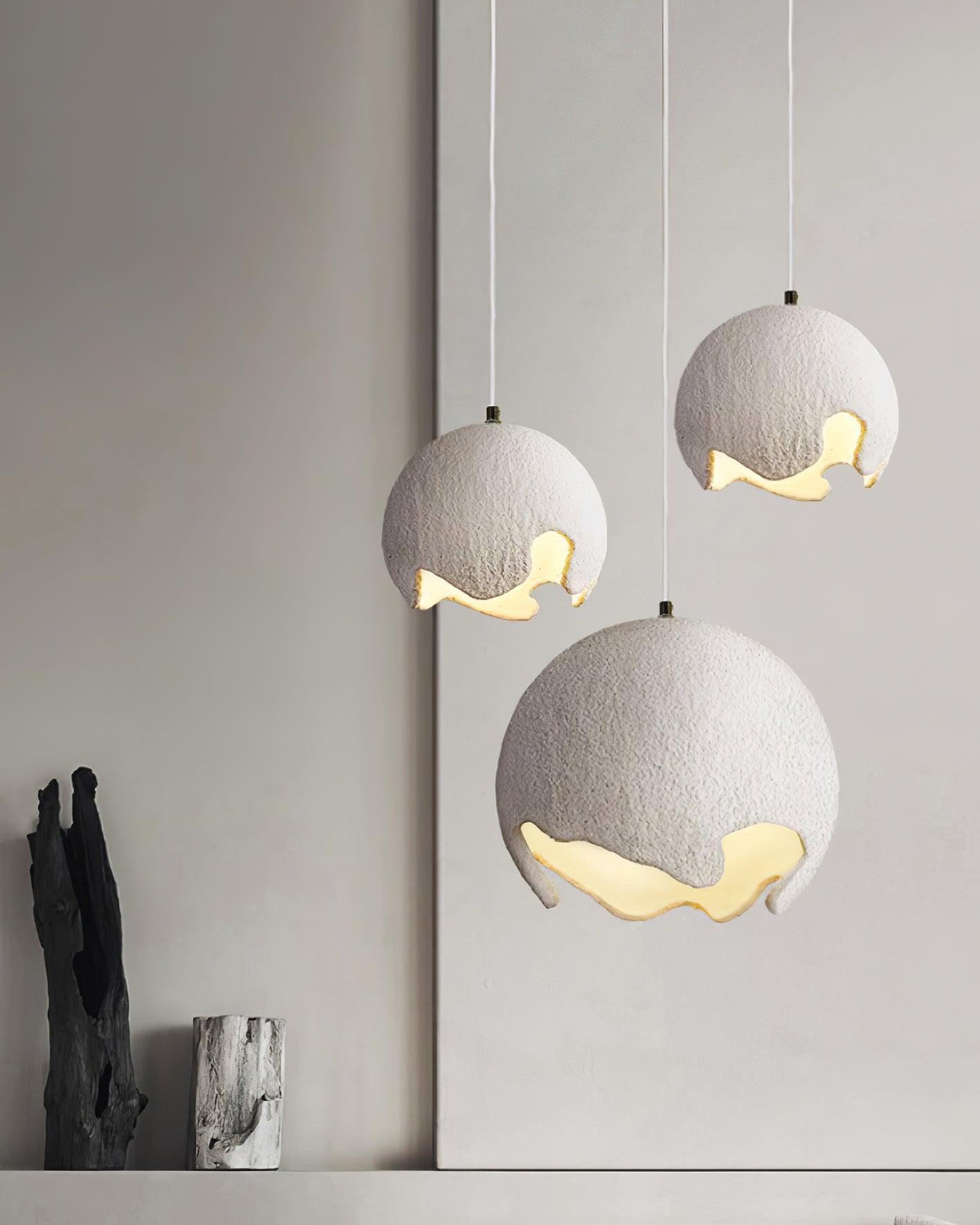 Geometric Resin Pendant Light - Letslighting