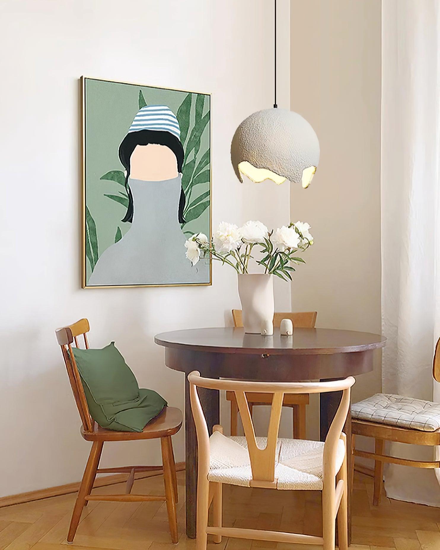 Geometric Resin Pendant Light - Letslighting