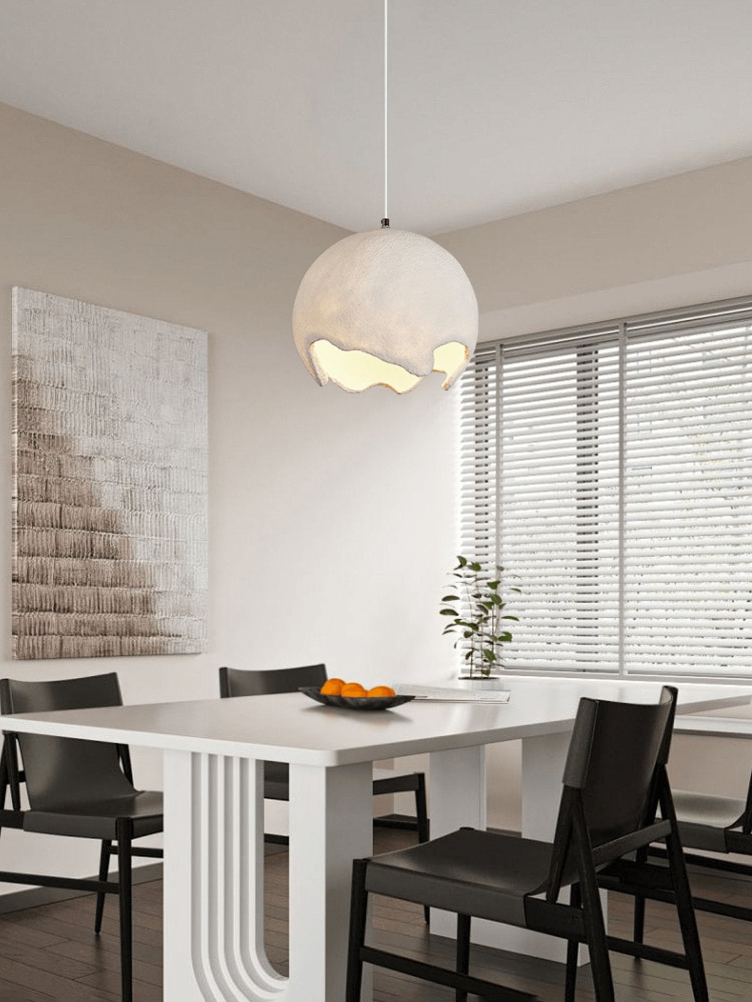 Geometric Resin Pendant Light - Letslighting