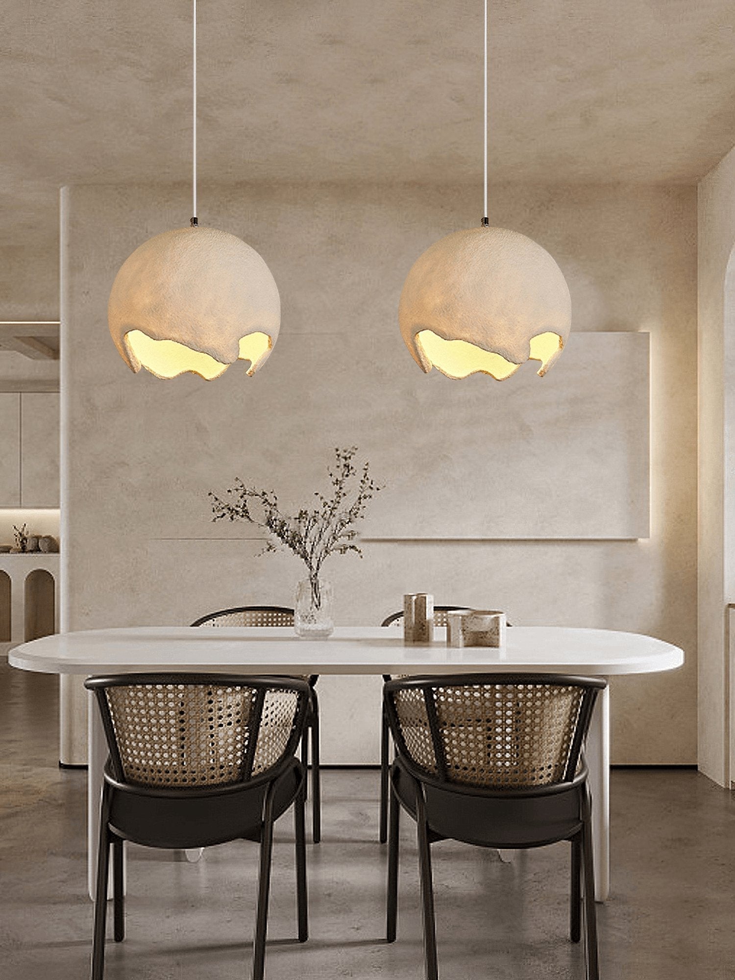 Geometric Resin Pendant Light - Letslighting