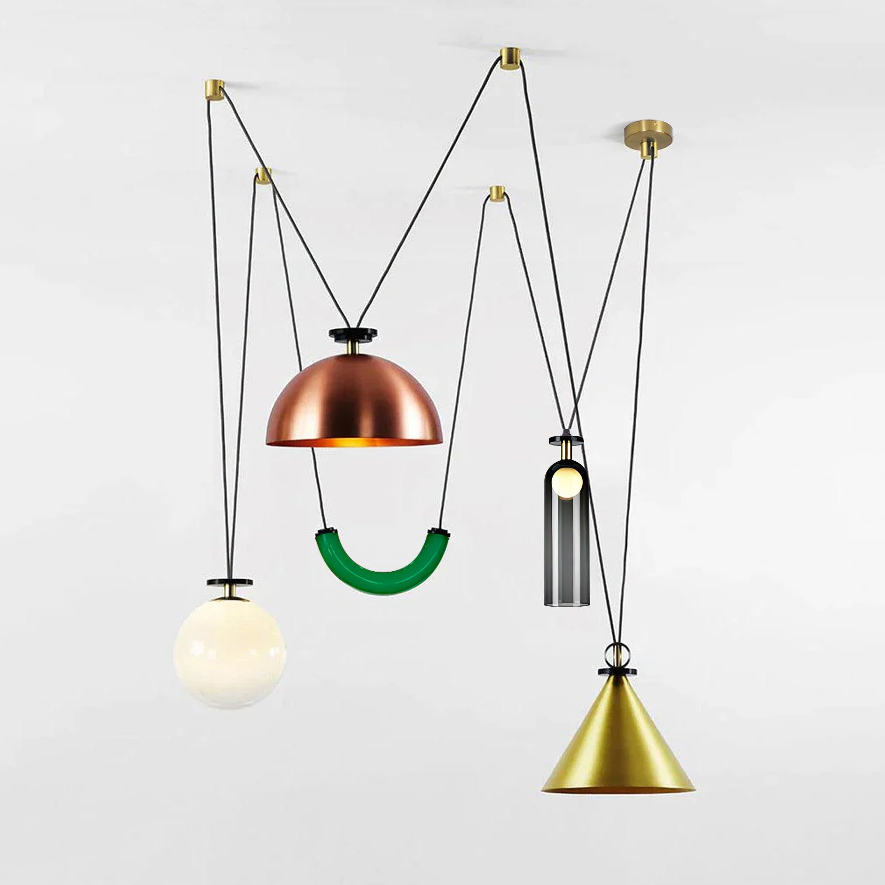Geometric Shape Art Modern Chandelier - Letslighting