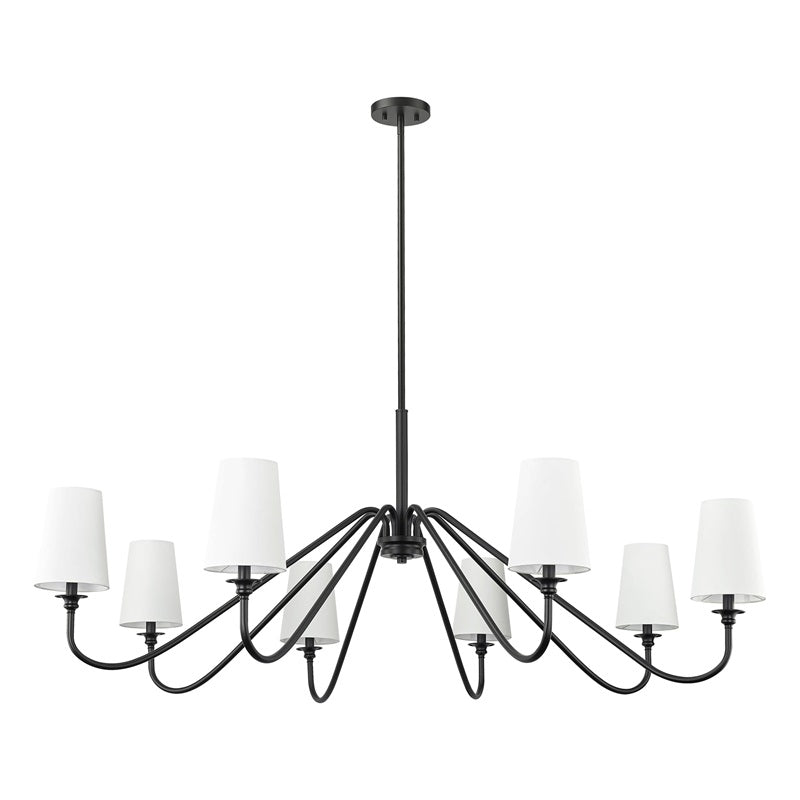 Vavenus Vintage Industrial Brass Fabric Chandelier - Lamp Copper