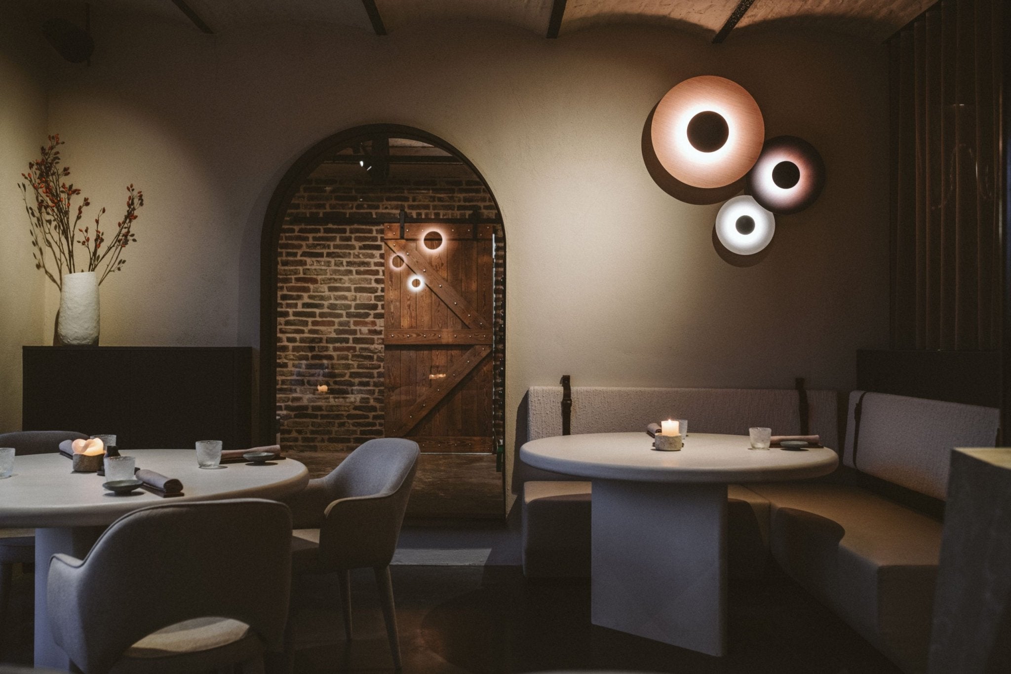 Ginger Modern Minimalist Round Metal Wall Lamp - Letslighting
