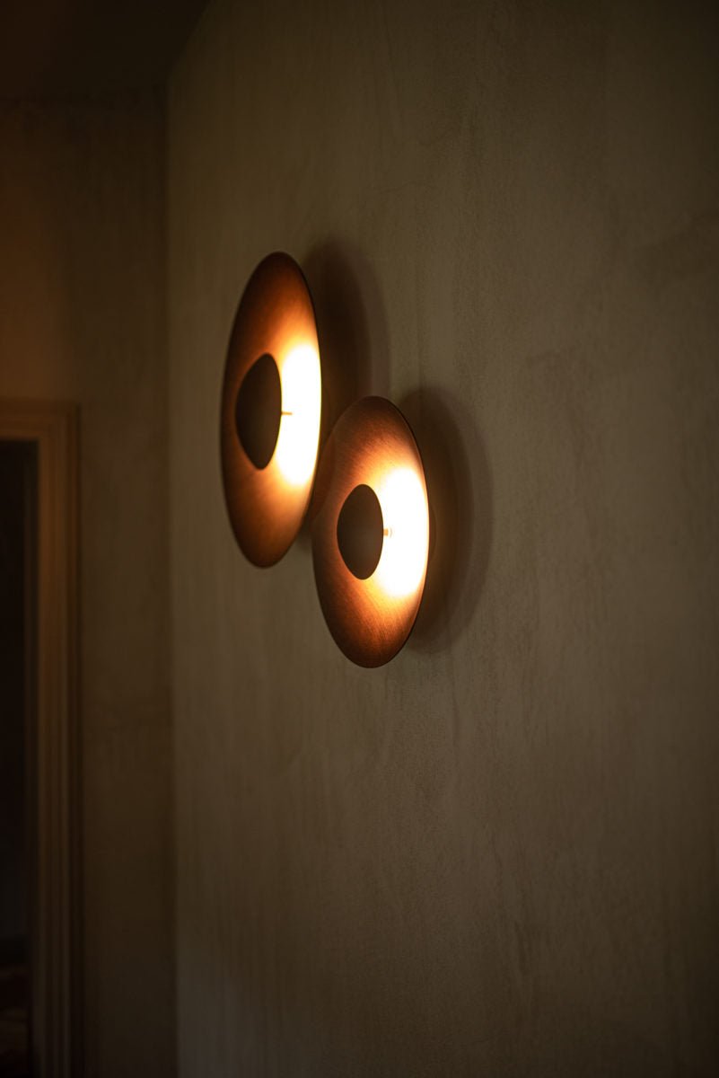 Ginger Modern Minimalist Round Metal Wall Lamp - Letslighting