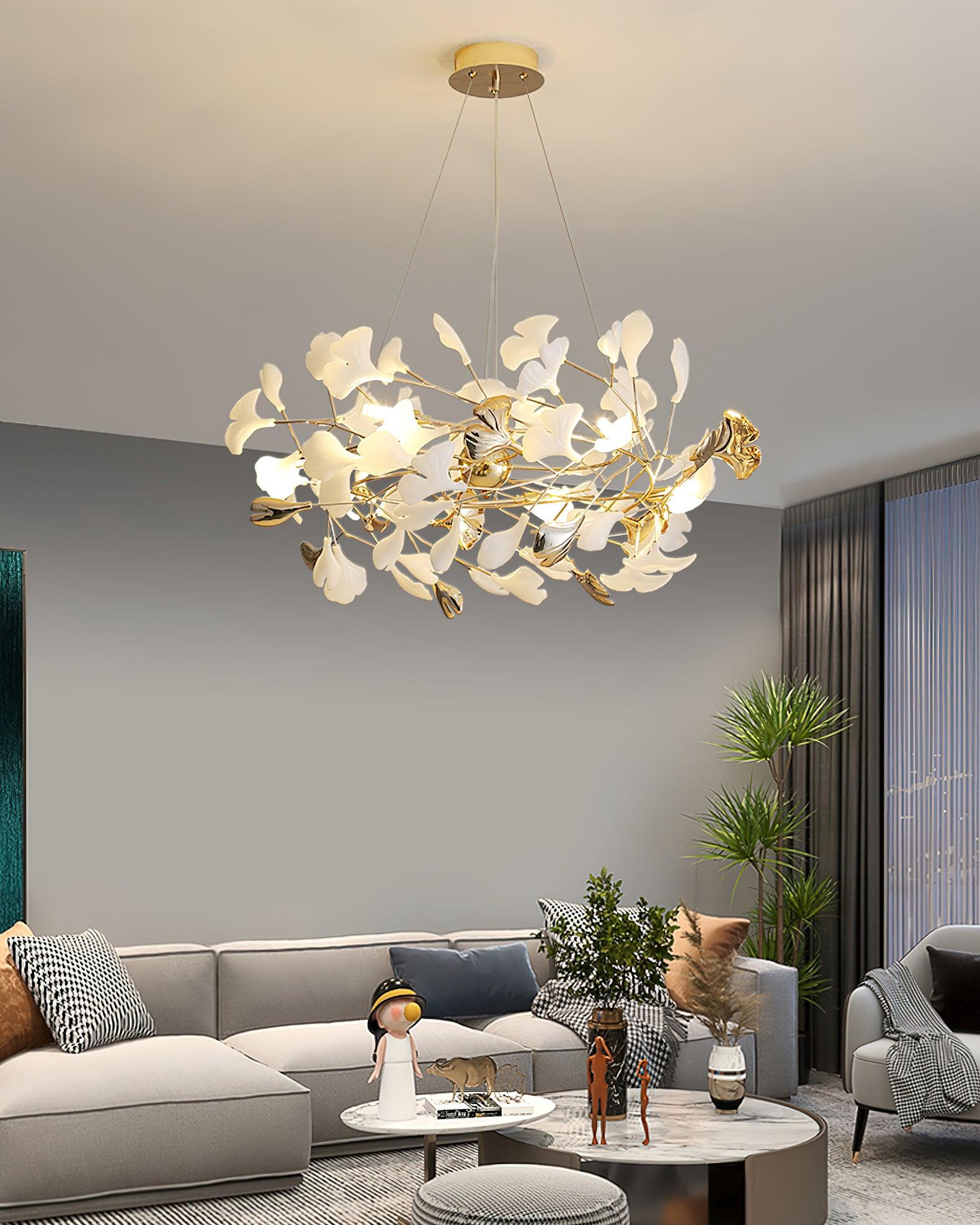 Gingko Chandelier H - Letslighting