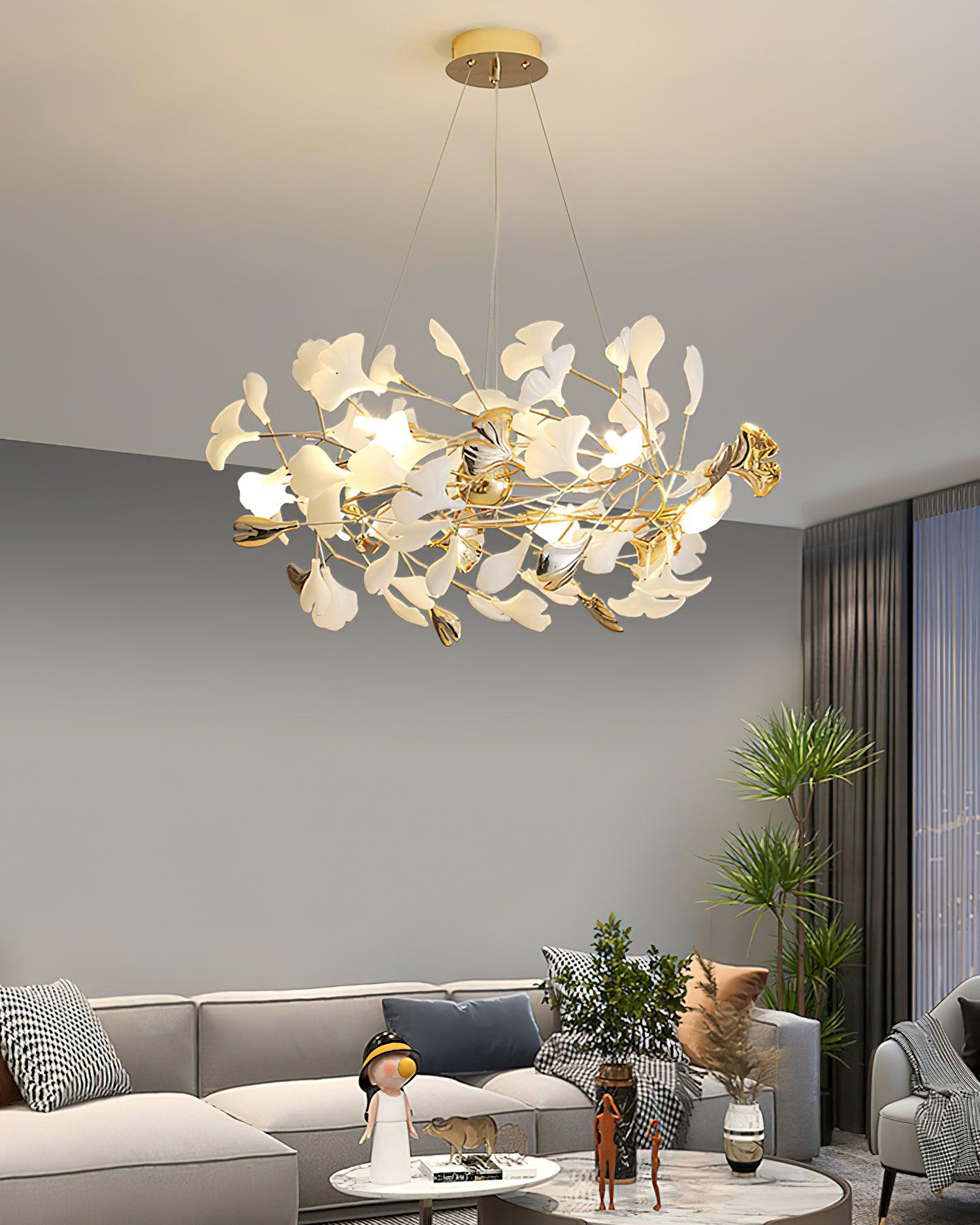 Gingko Chandelier H - Letslighting
