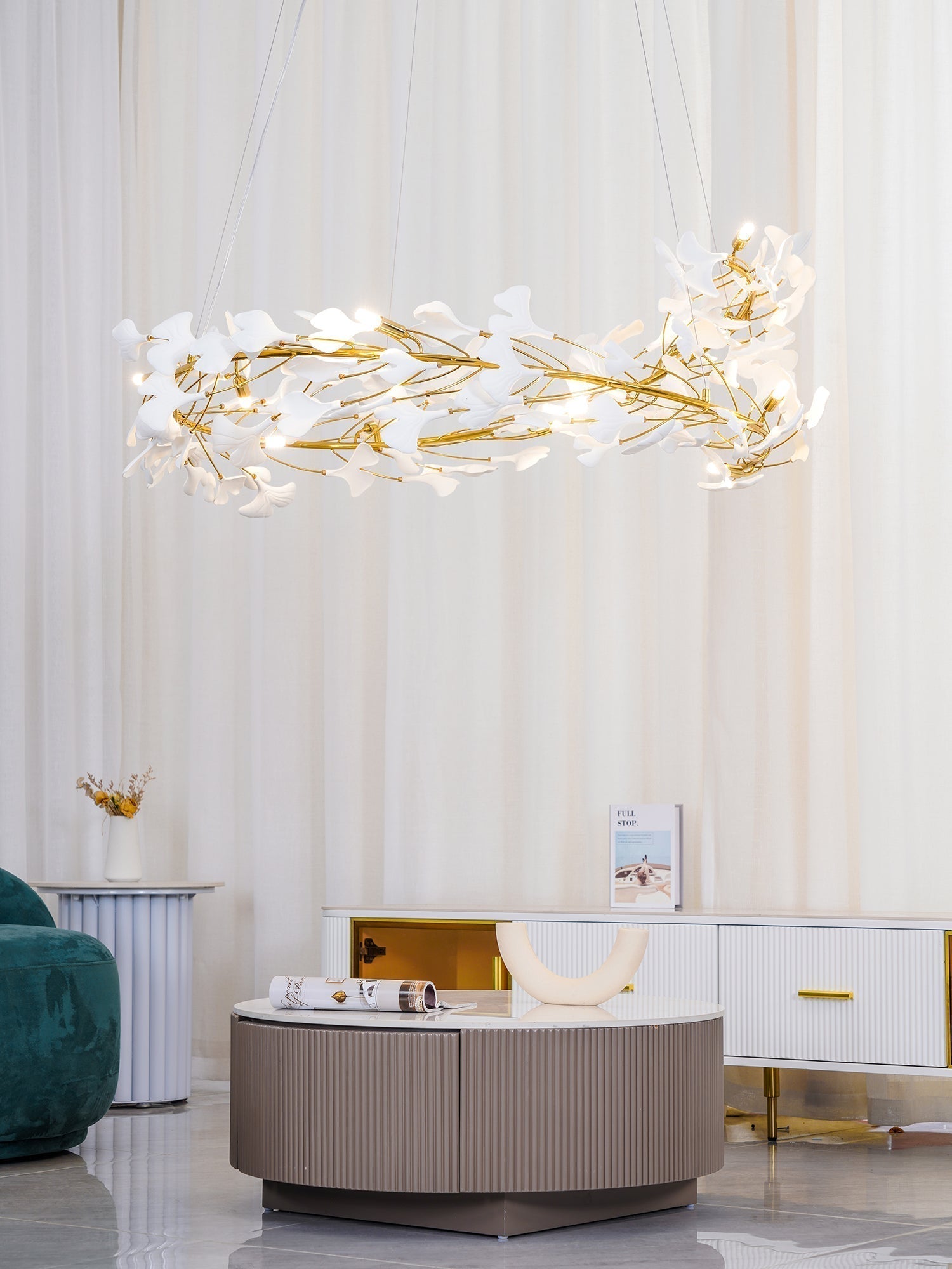 Gingko Chandelier U - Letslighting