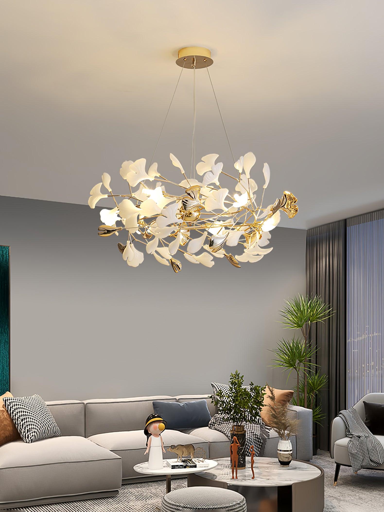 Gingko Chandelier H - Letslighting