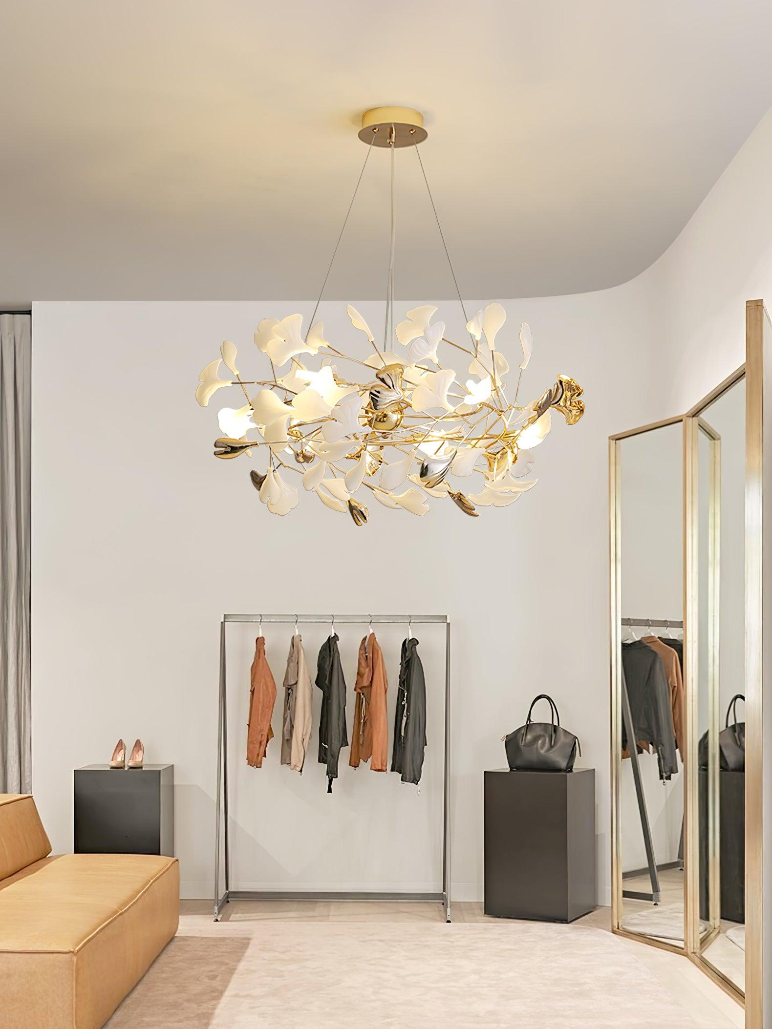 Gingko Chandelier H - Letslighting