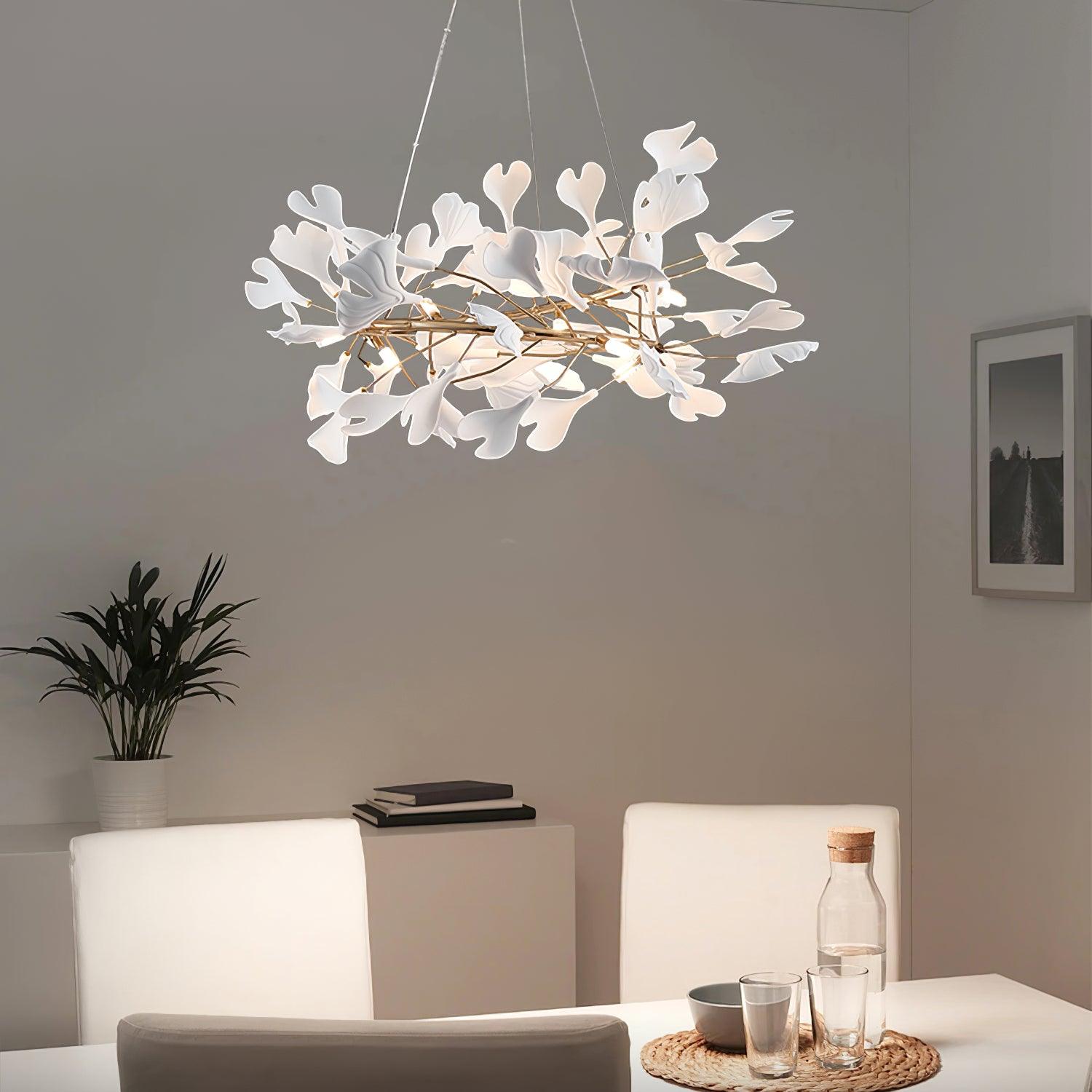 Gingko Chandelier U - Letslighting