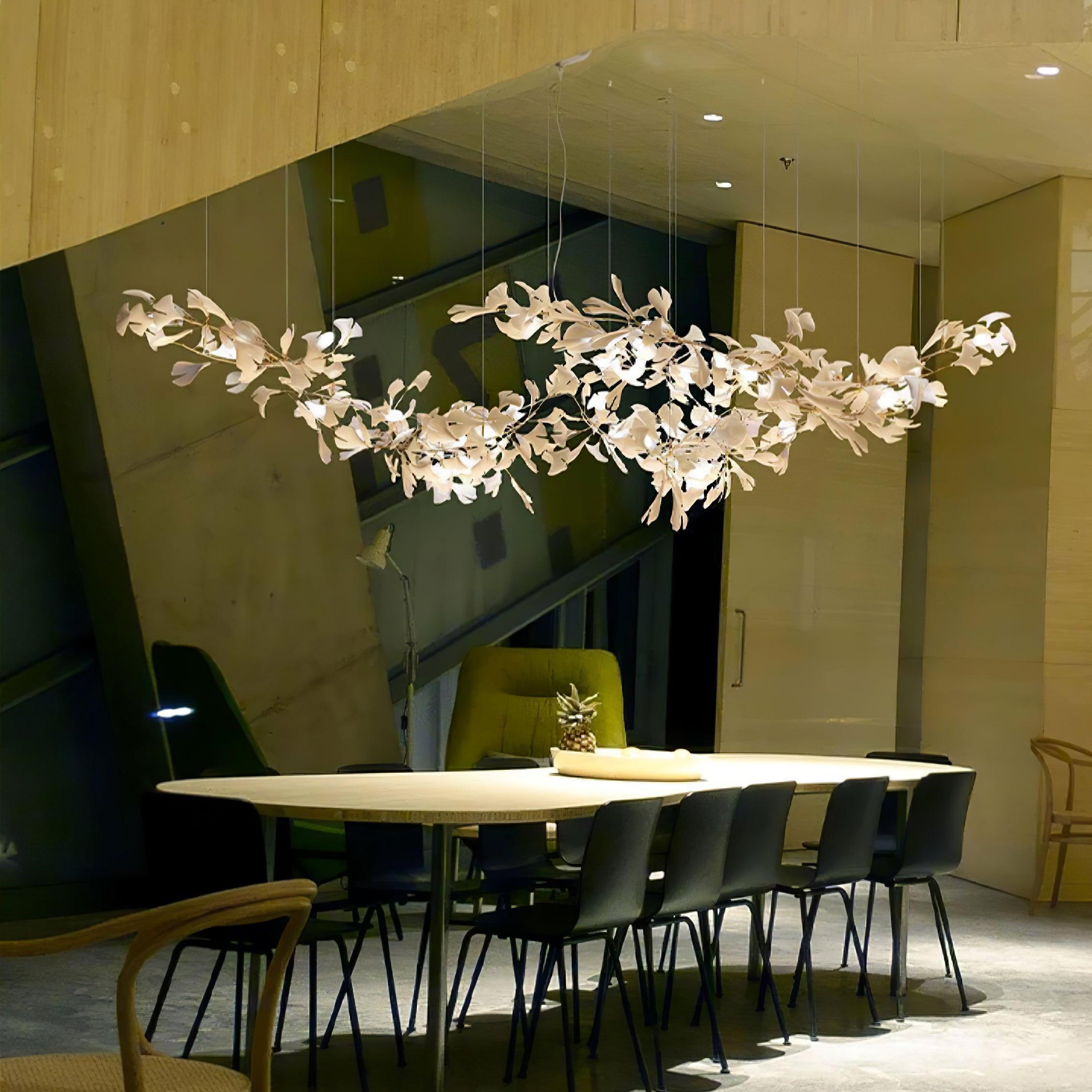 Vashayra Floral Capiz Shell Chandelier - Letslighting