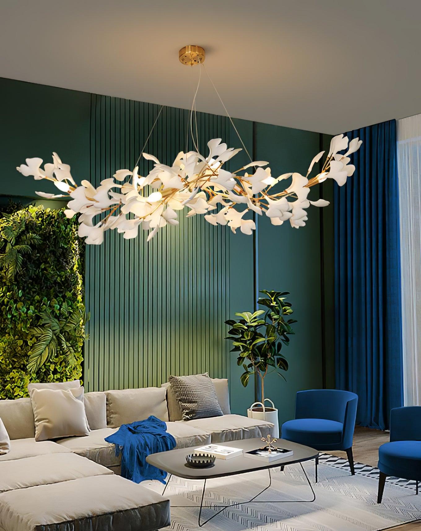 Vashayra Floral Capiz Shell Chandelier - Letslighting