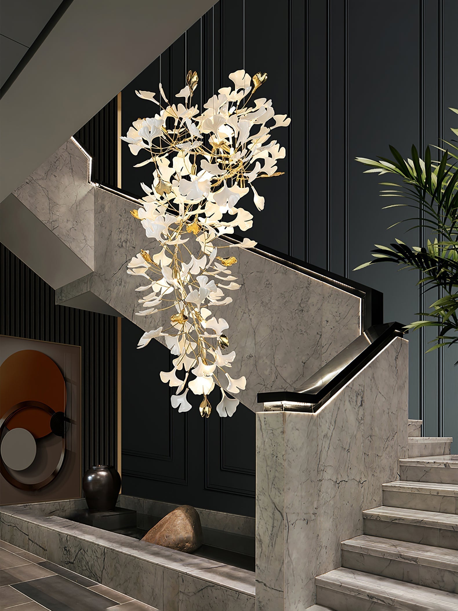 Ilvyniel Gingko Chandelier - Letslighting