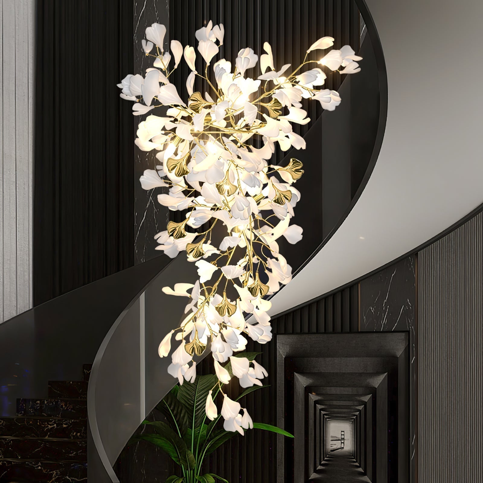 Ilvyniel Gingko Chandelier - Letslighting