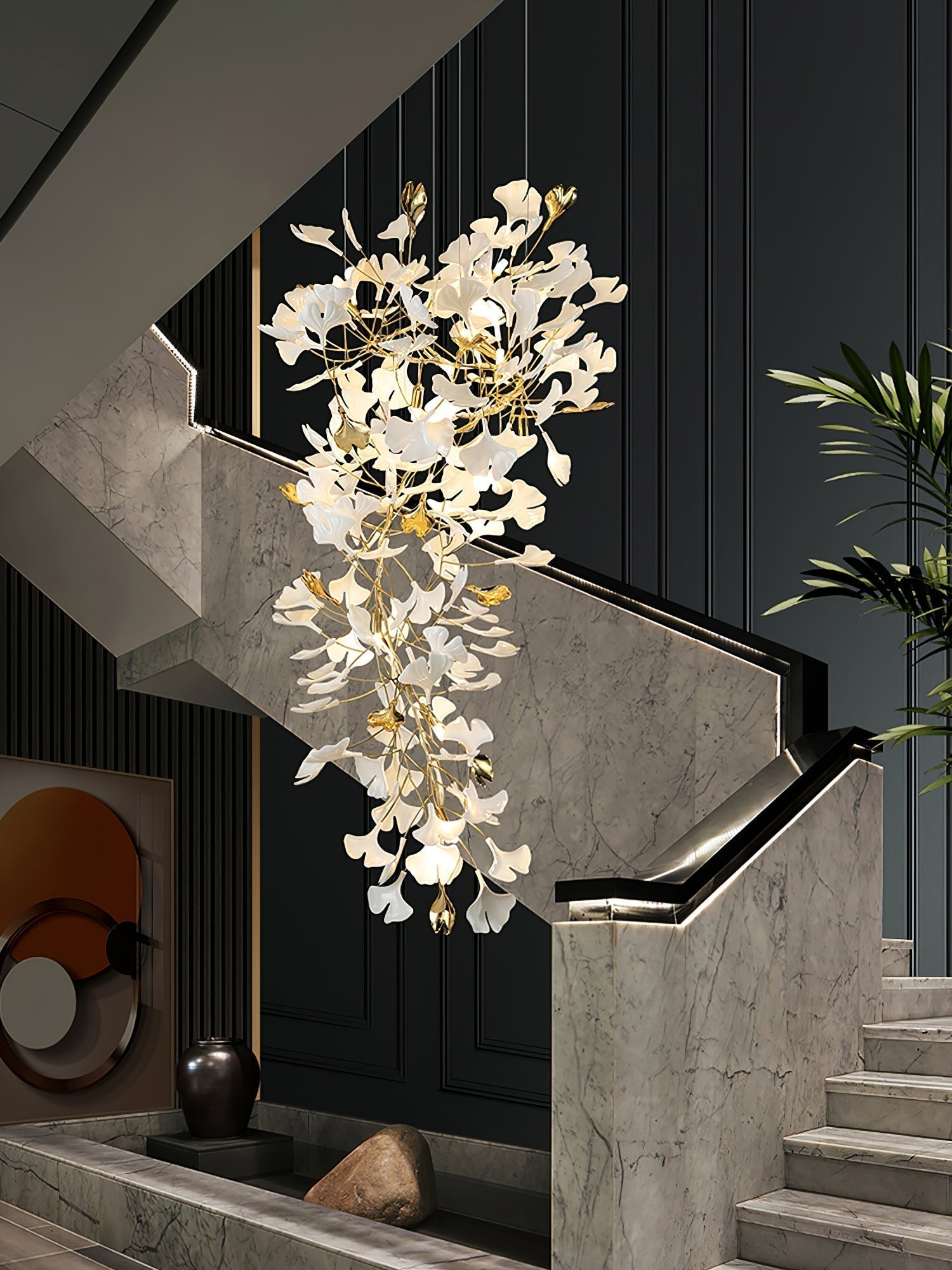 Ilvyniel Gingko Chandelier - Letslighting