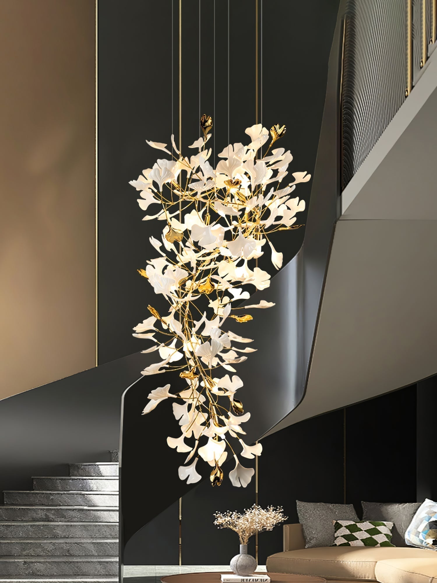 Ilvyniel Gingko Chandelier - Letslighting