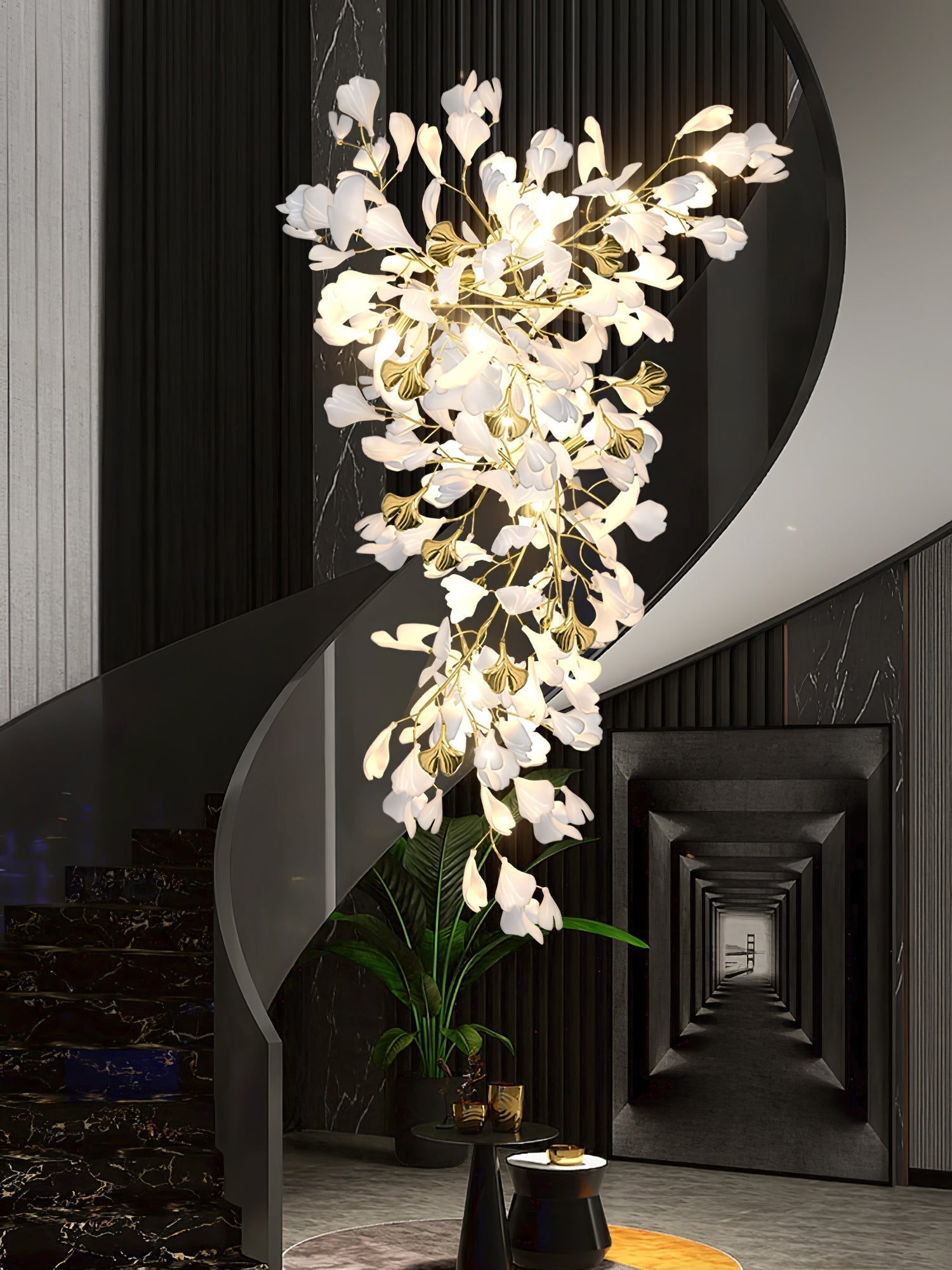 Ilvyniel Gingko Chandelier - Letslighting