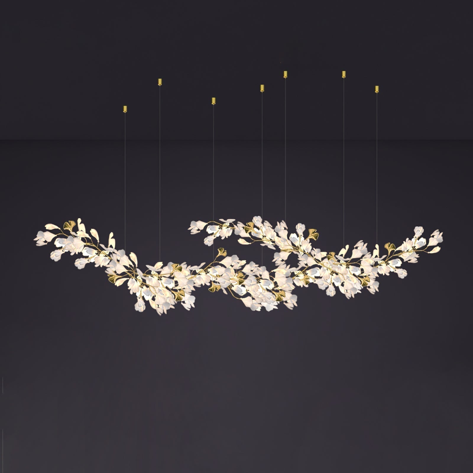 Ilvyniel Gingko Chandelier - Letslighting