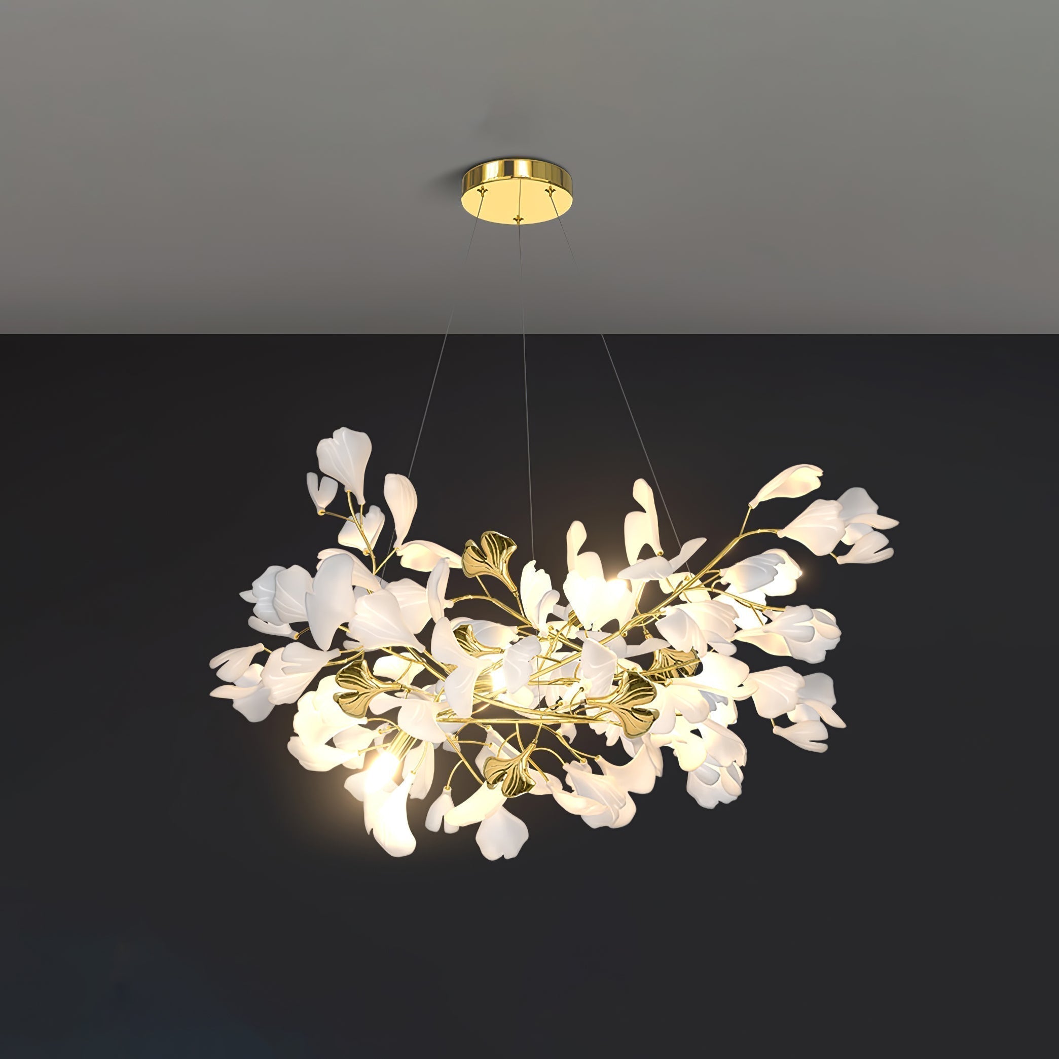 Ilvyniel Gingko Chandelier - Letslighting
