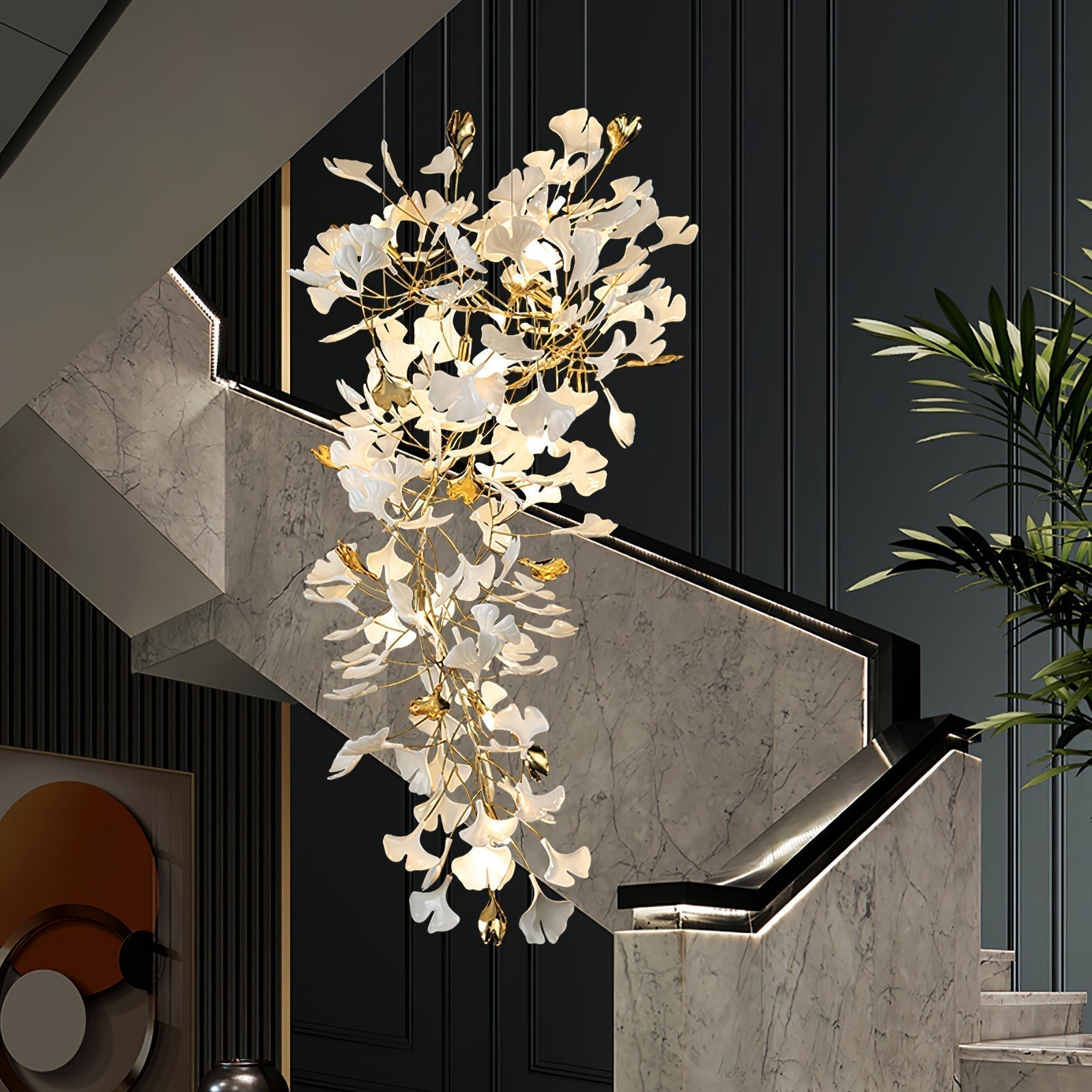 Ilvyniel Gingko Chandelier - Letslighting