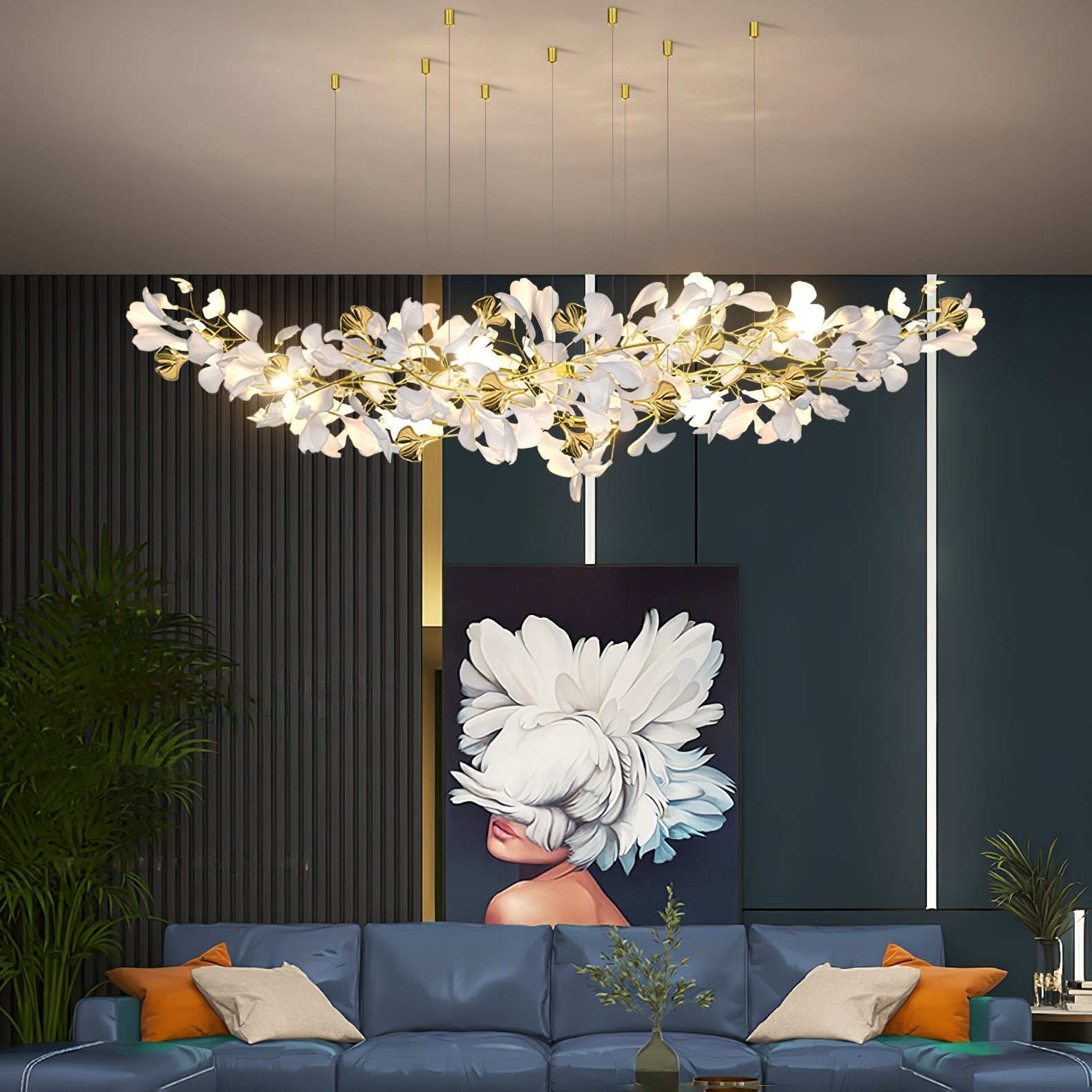 Ilvyniel Gingko Chandelier - Letslighting